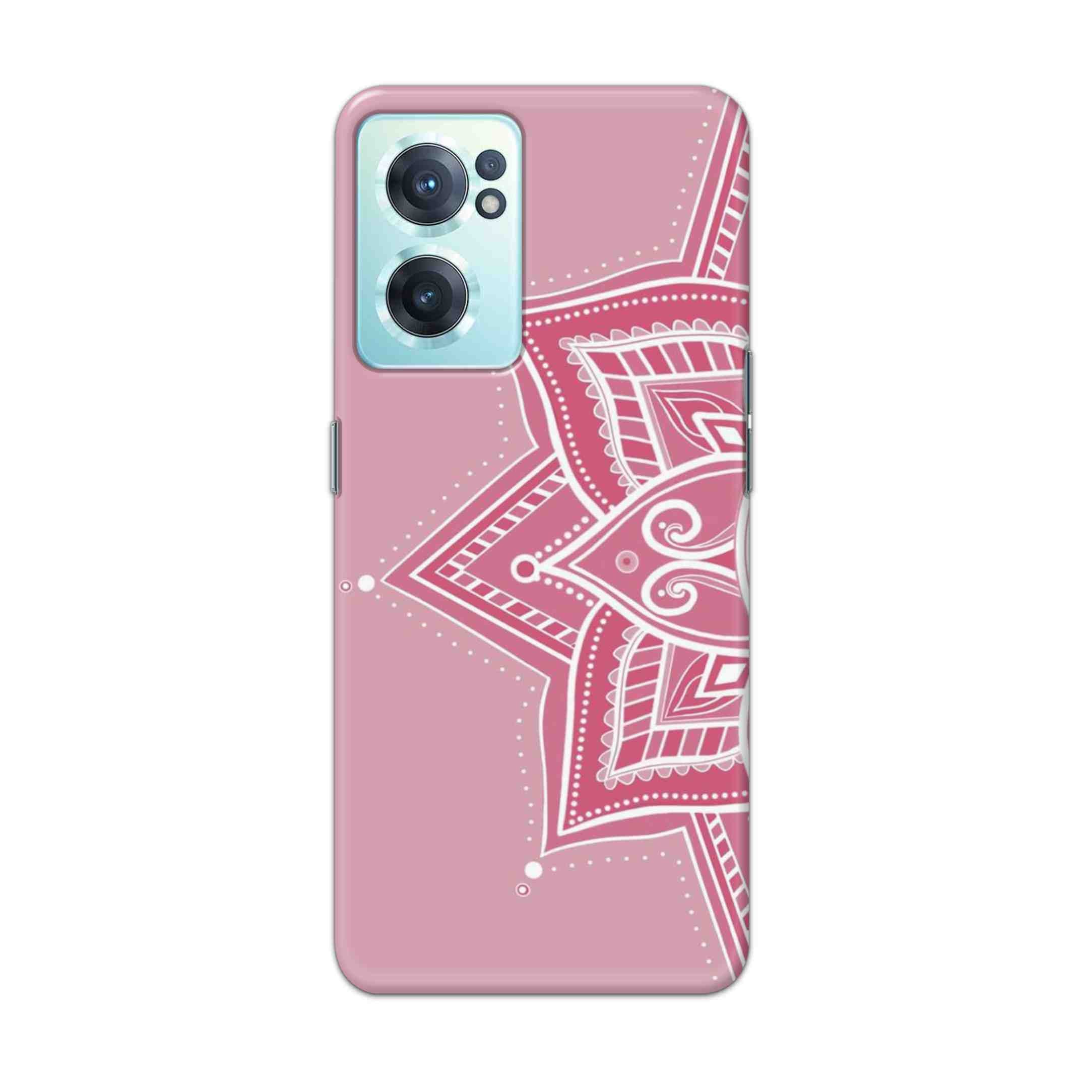 Buy Pink Rangoli Hard Back Mobile Phone Case Cover For OnePlus Nord CE 2 5G Online