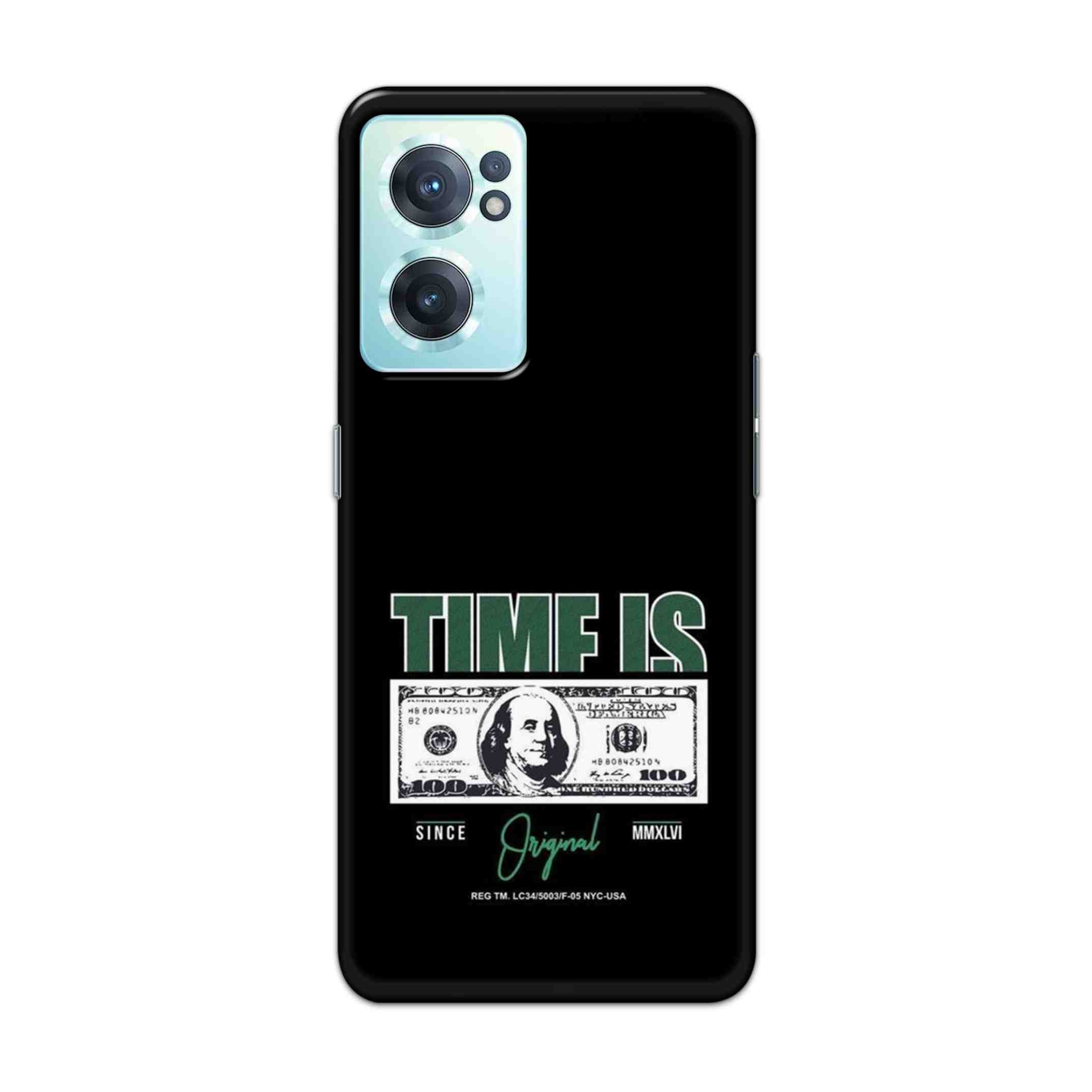 Buy Time Is Money Hard Back Mobile Phone Case Cover For OnePlus Nord CE 2 5G Online