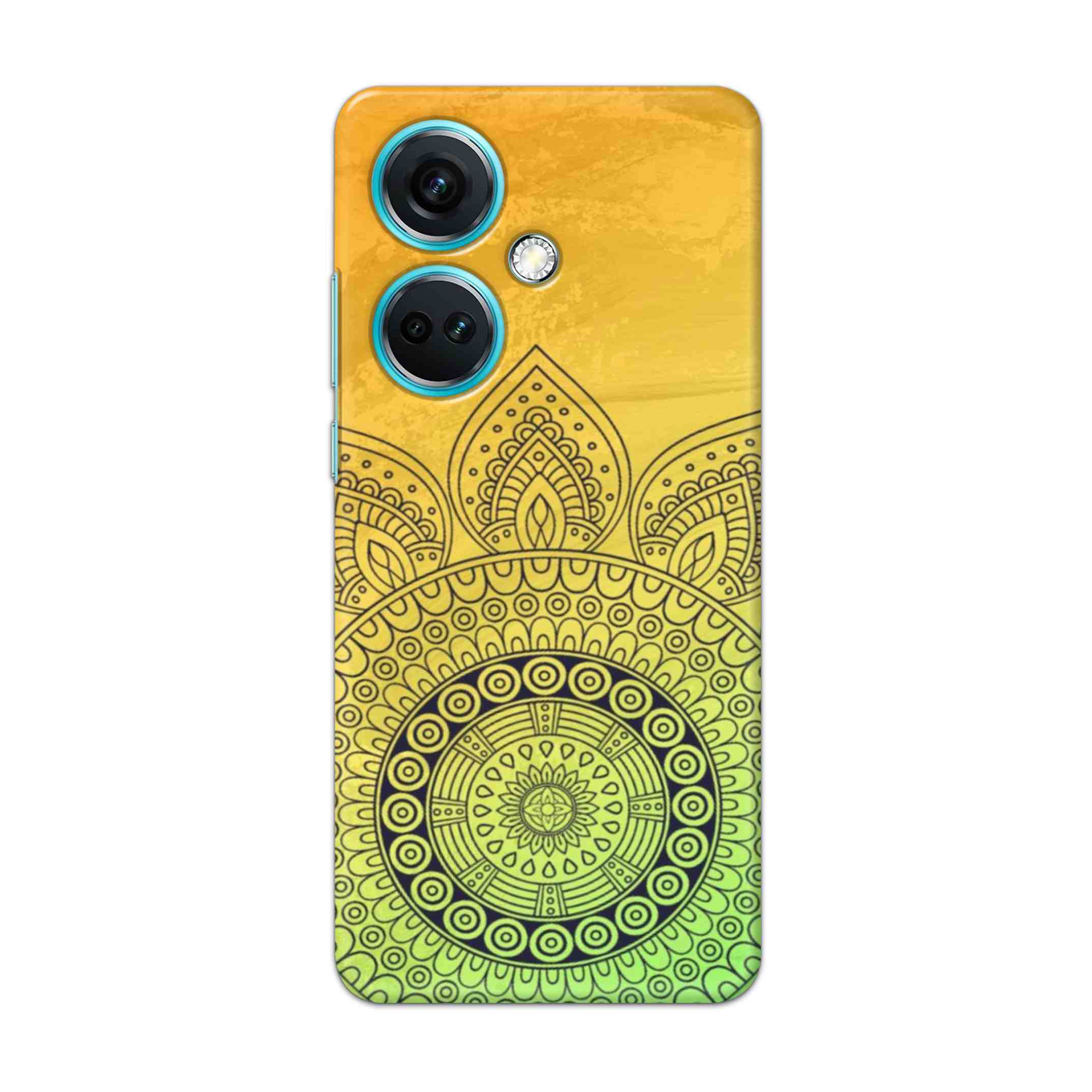 Buy Yellow Rangoli Hard Back Mobile Phone Case/Cover For OnePlus Nord CE 3 5G Online