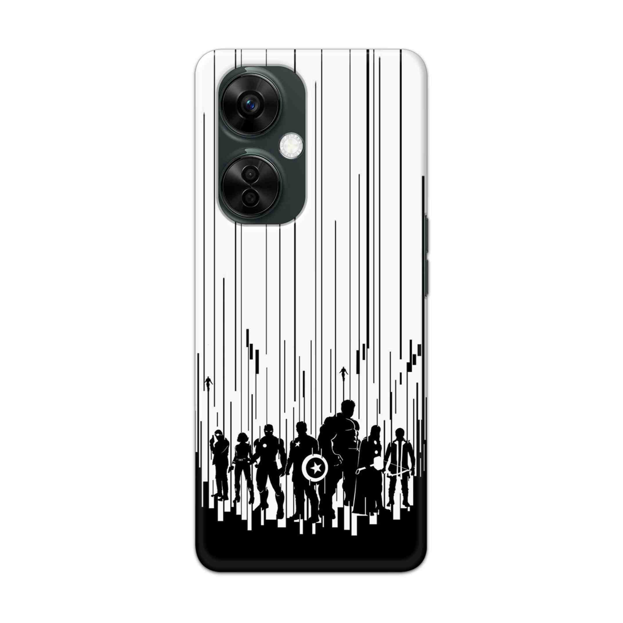 Buy Black And White Avengers Hard Back Mobile Phone Case Cover For Oneplus Nord CE 3 Lite Online