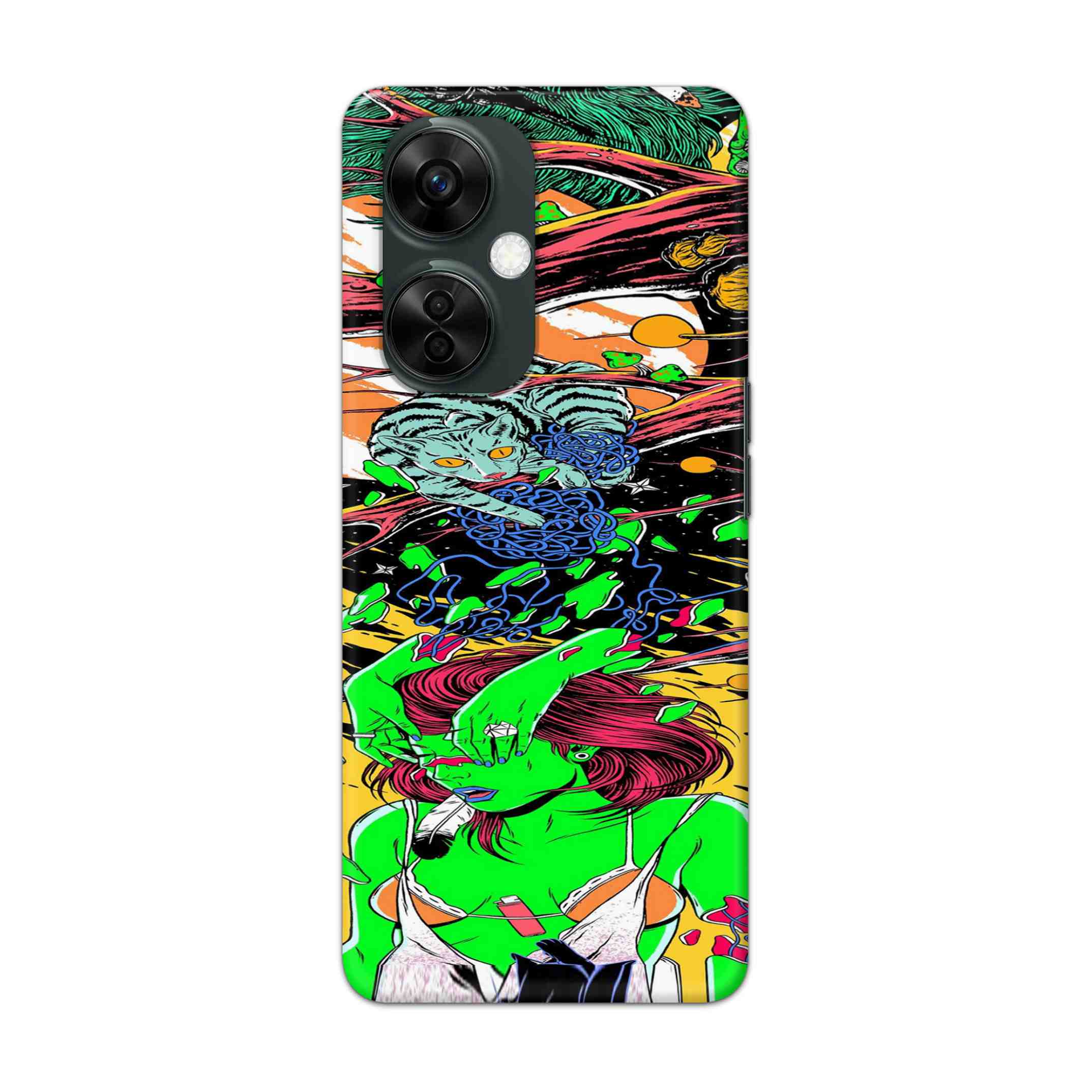 Buy Green Girl Art Hard Back Mobile Phone Case Cover For Oneplus Nord CE 3 Lite Online