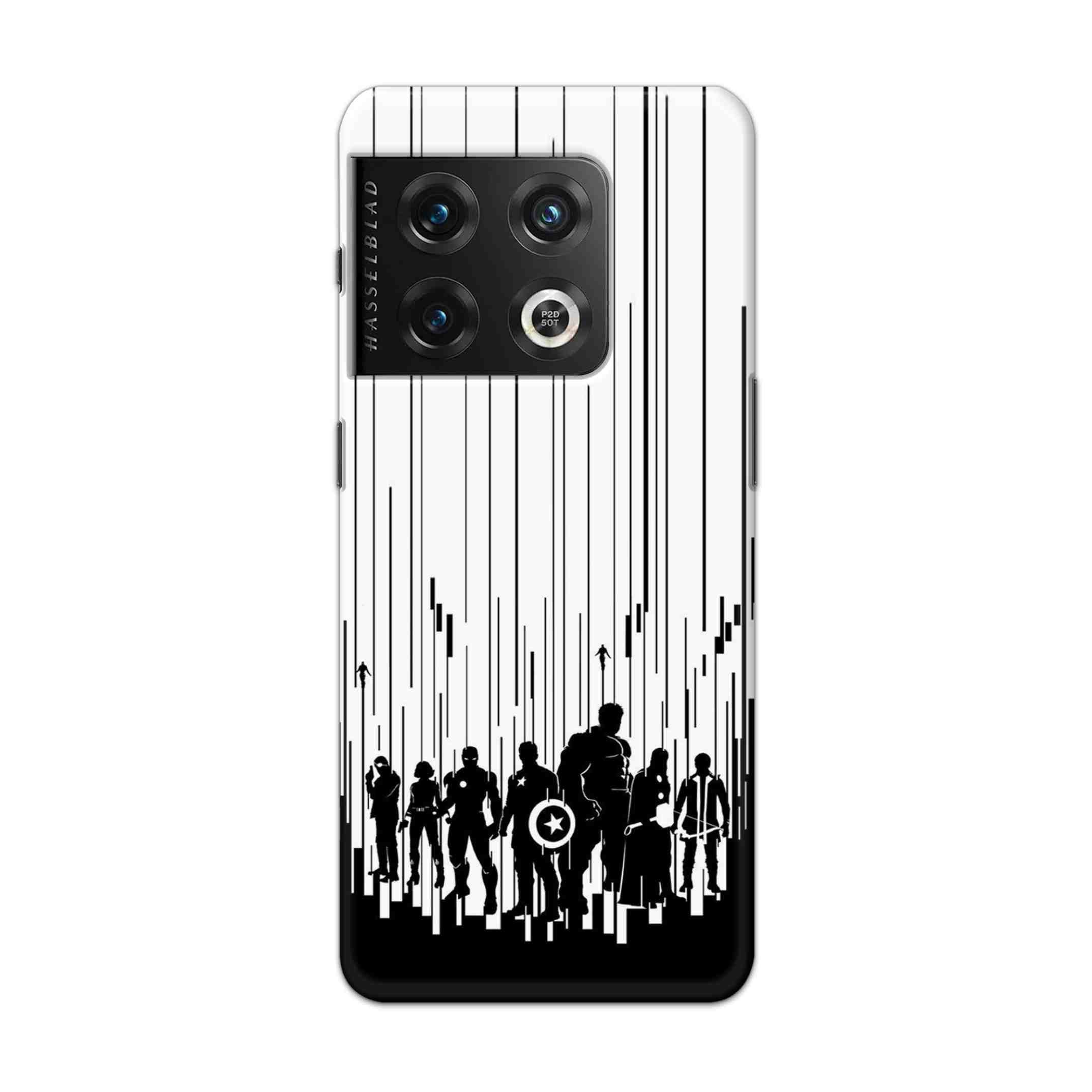 Buy Black And White Avengers Hard Back Mobile Phone Case Cover For Oneplus 10 Pro Online