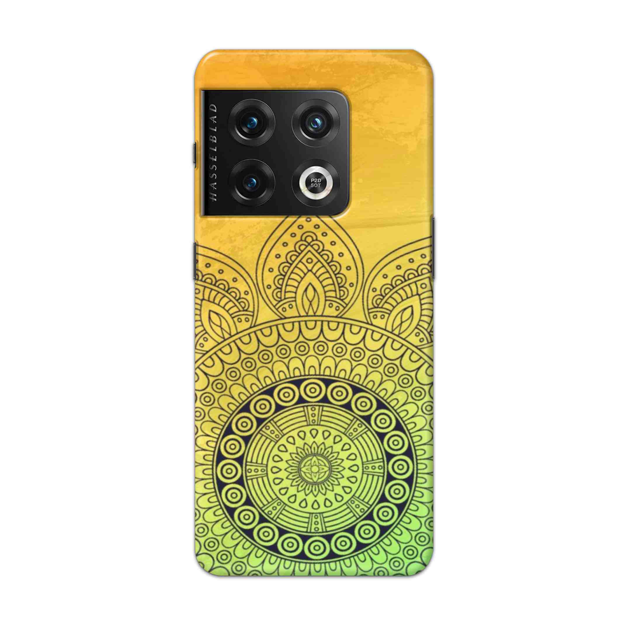 Buy Yellow Rangoli Hard Back Mobile Phone Case Cover For Oneplus 10 Pro Online