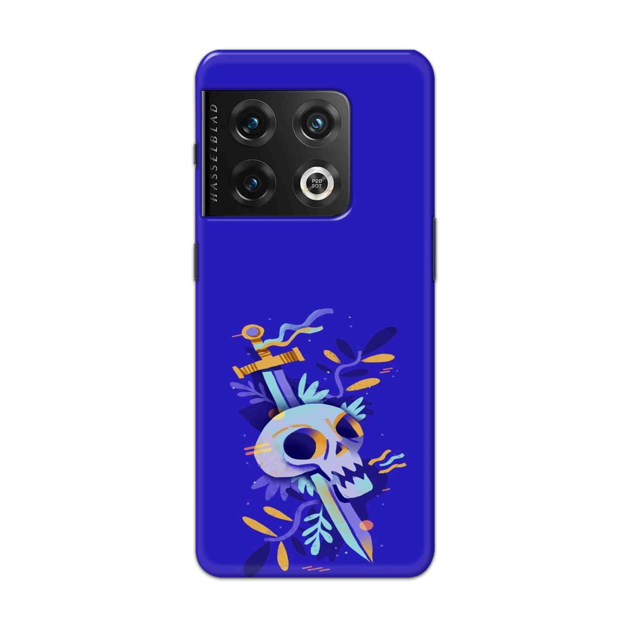 Buy Blue Skull Hard Back Mobile Phone Case Cover For Oneplus 10 Pro Online