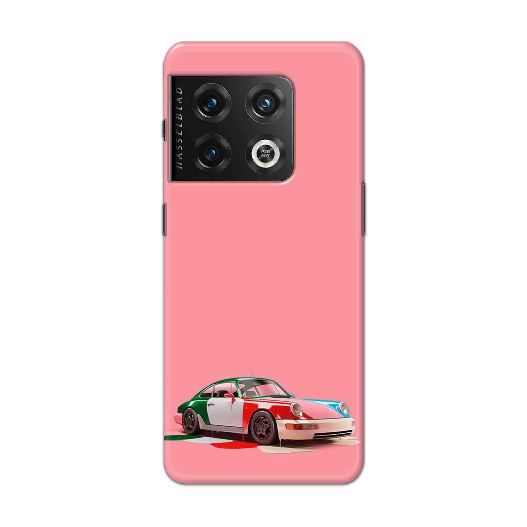 Buy Pink Porche Hard Back Mobile Phone Case Cover For Oneplus 10 Pro Online