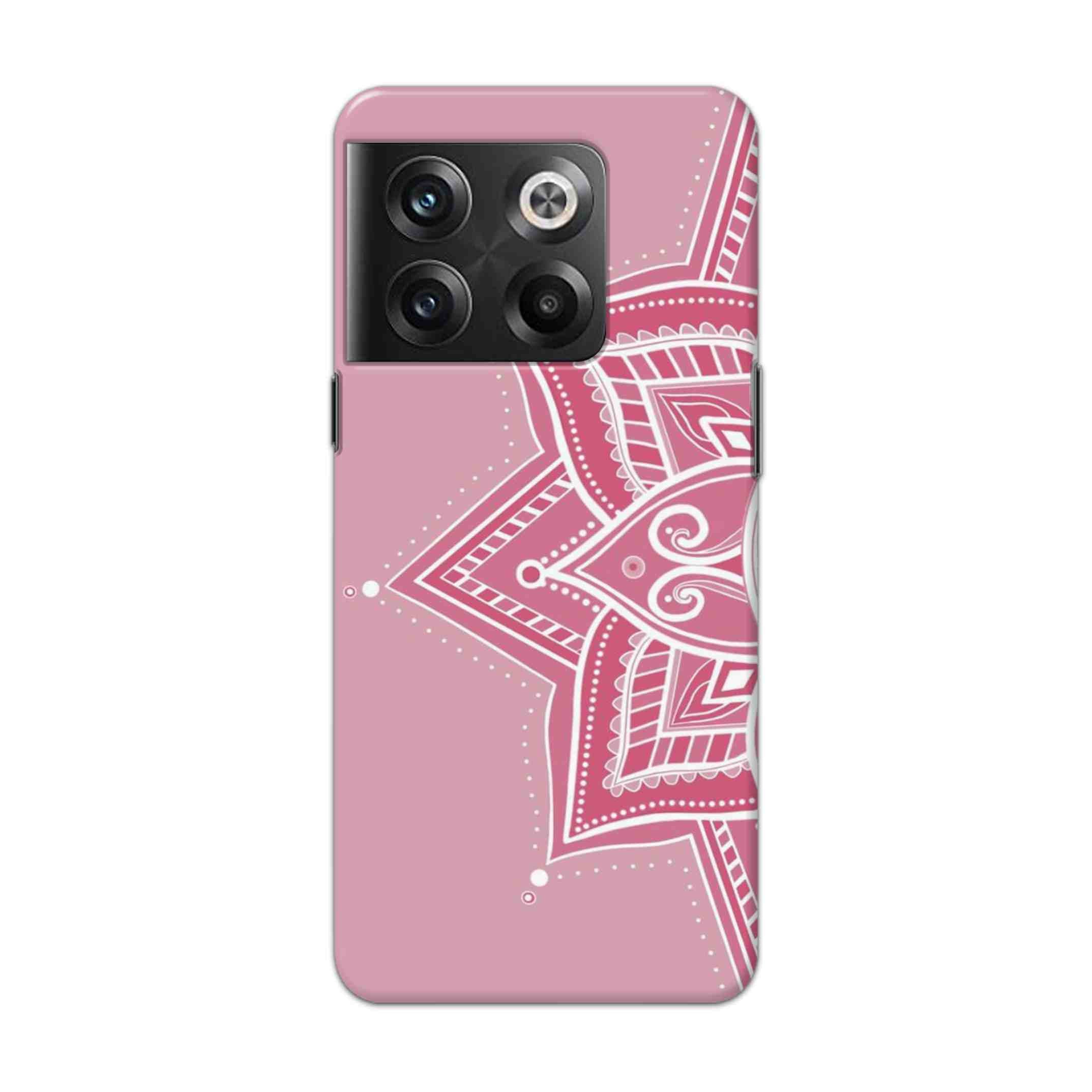 Buy Pink Rangoli Hard Back Mobile Phone Case Cover For Oneplus 10T Online