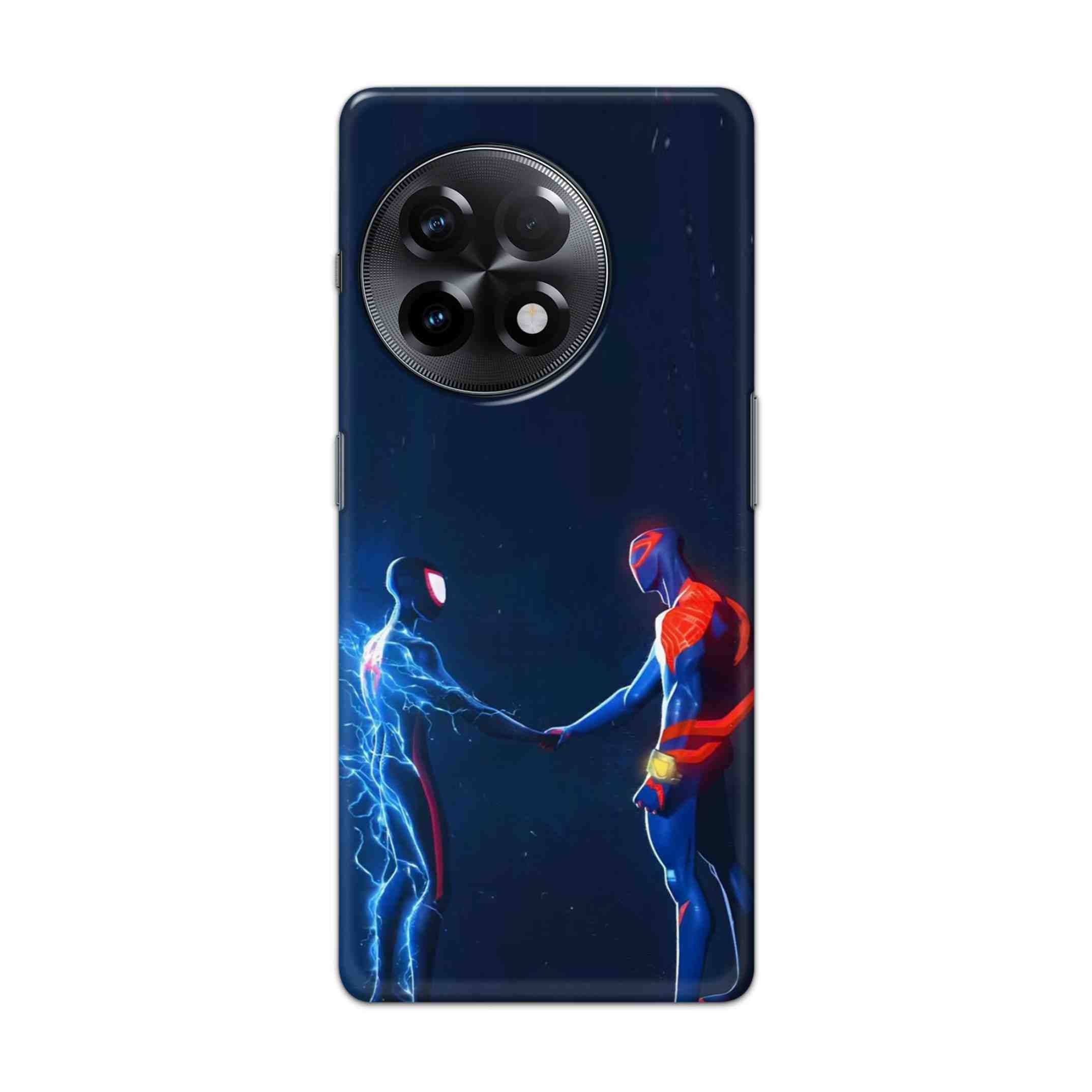 Buy Miles Morales Meet With Spiderman Hard Back Mobile Phone Case Cover For Oneplus 11R Online
