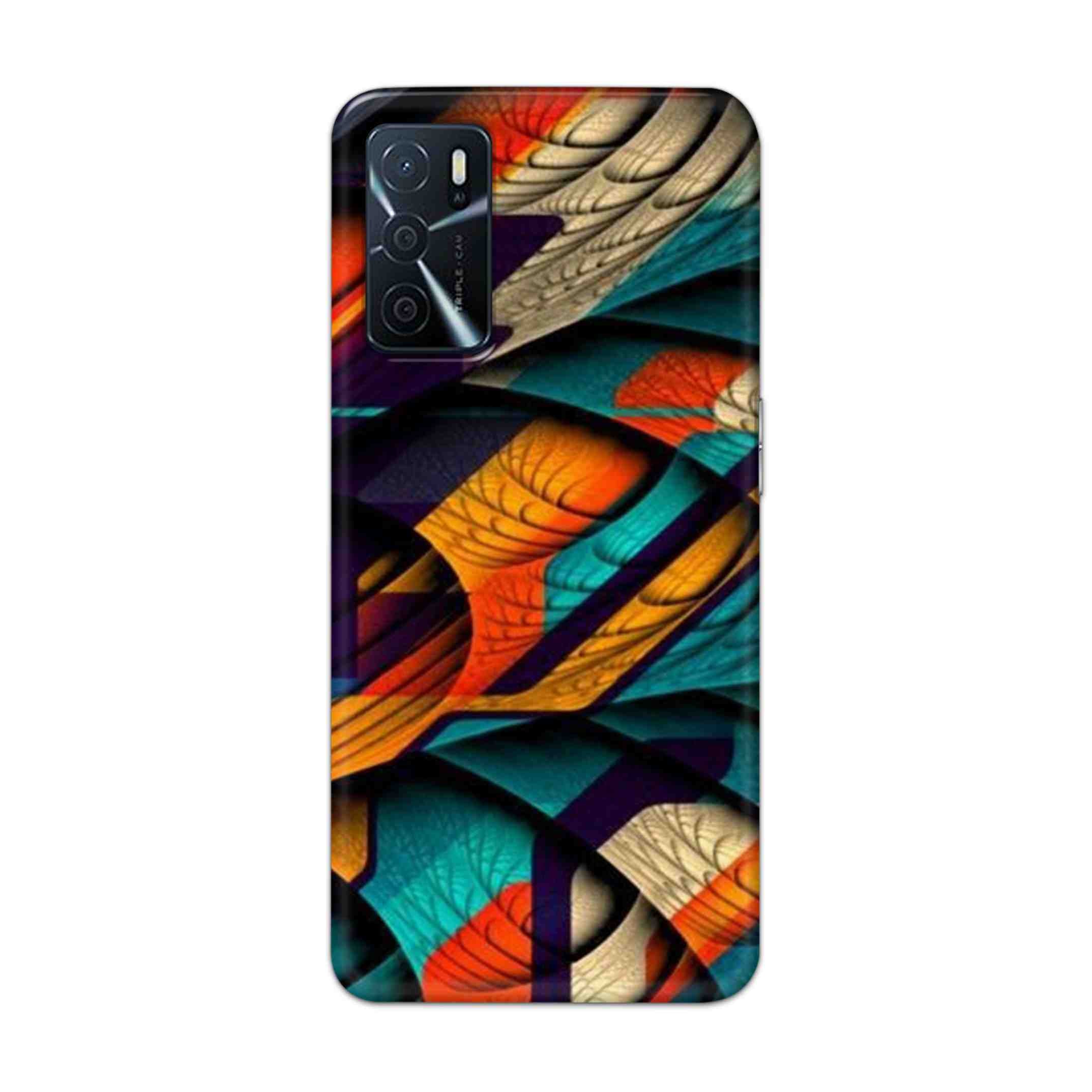 Buy Colour Abstract Hard Back Mobile Phone Case Cover For Oppo A16 Online