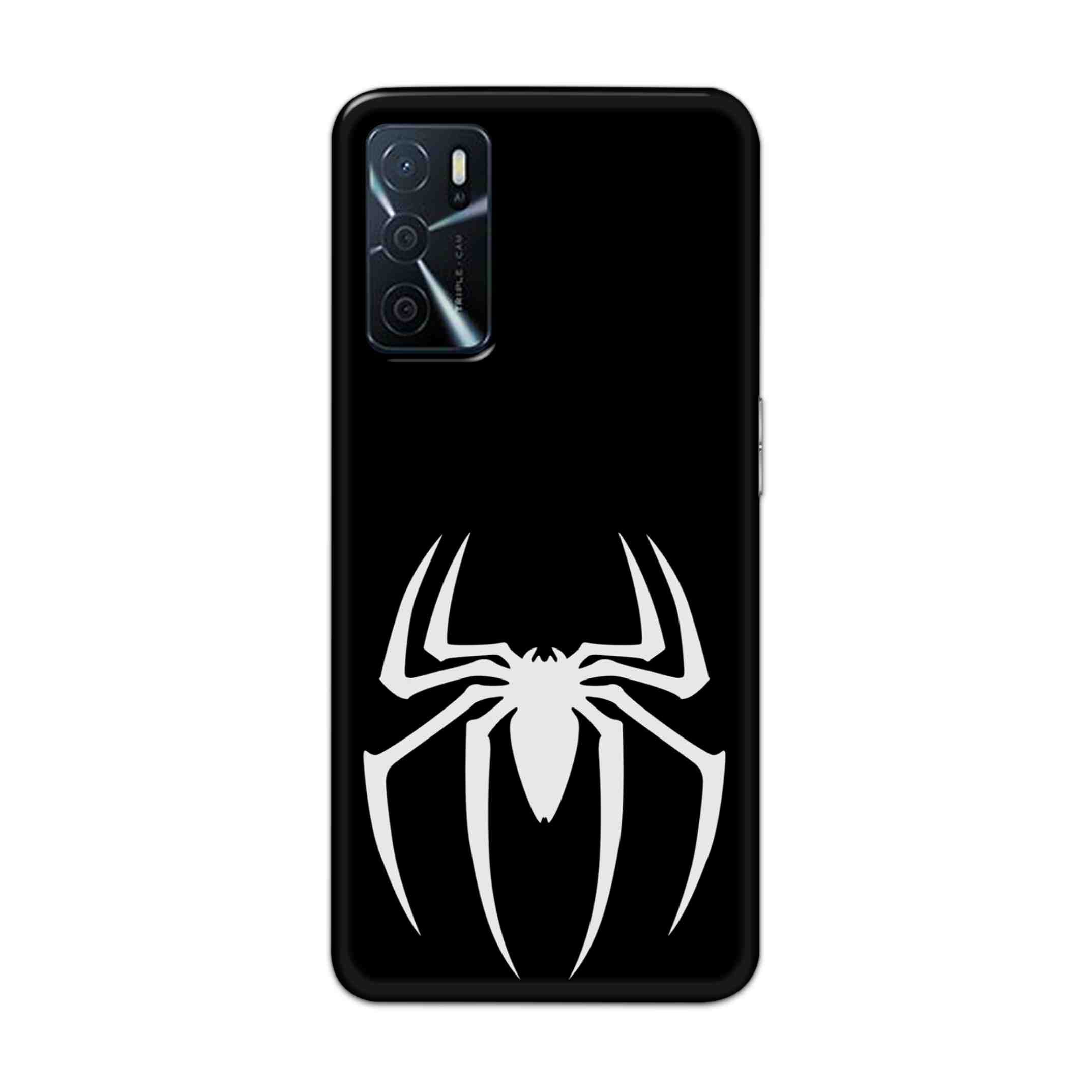 Buy Black Spiderman Logo Hard Back Mobile Phone Case Cover For Oppo A16 Online