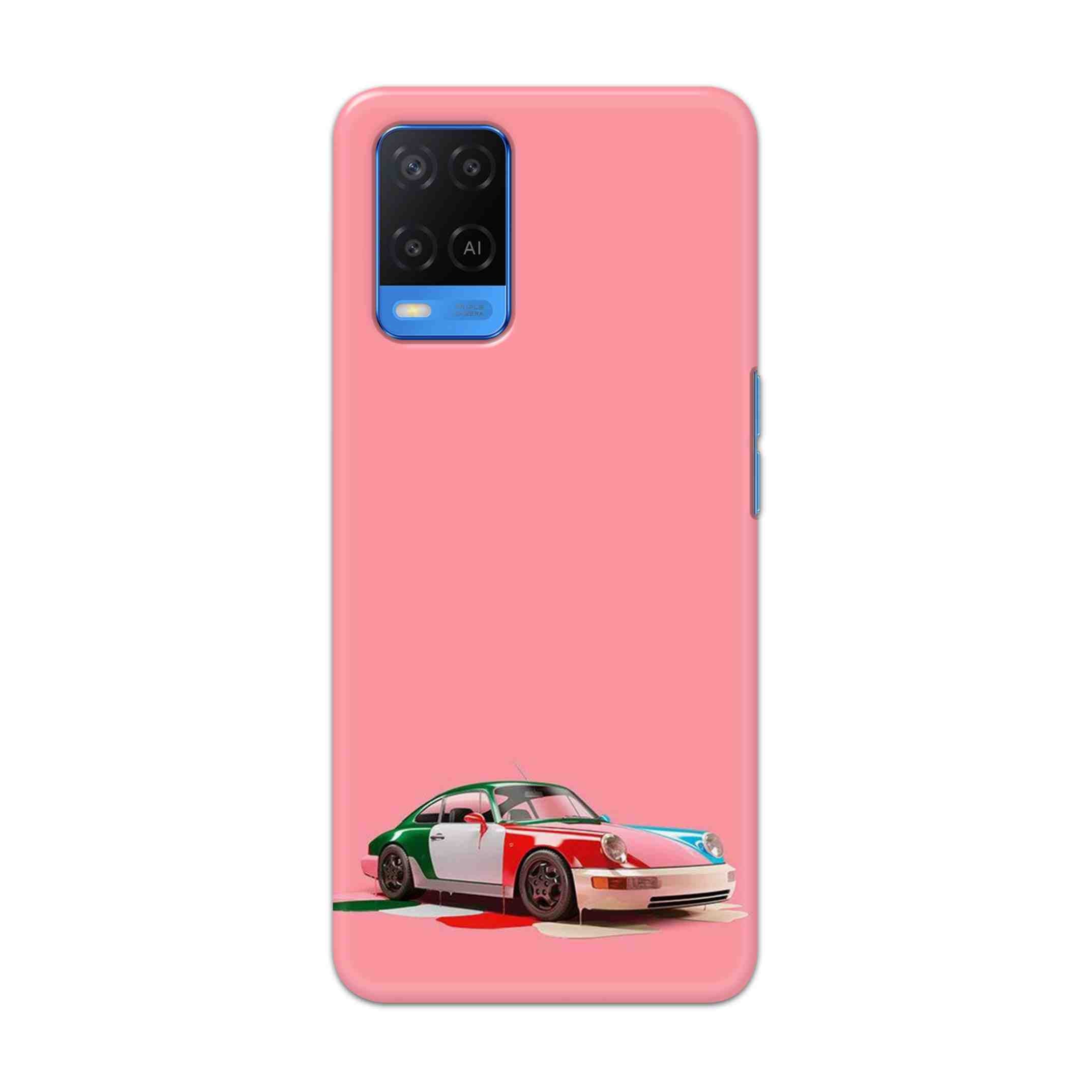 Buy Pink Porche Hard Back Mobile Phone Case Cover For Oppo A54 (4G) Online