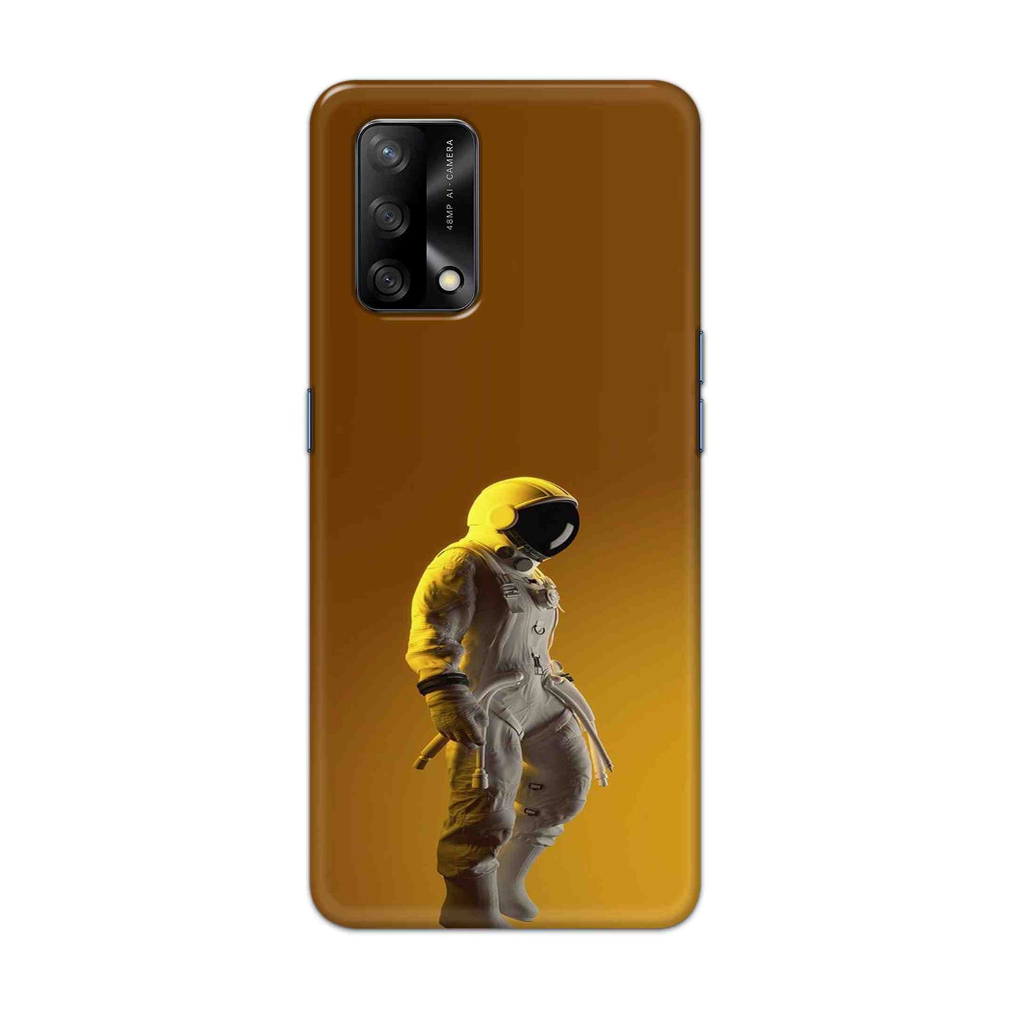 Buy Yellow Astronaut Hard Back Mobile Phone Case Cover For Oppo F19 Online