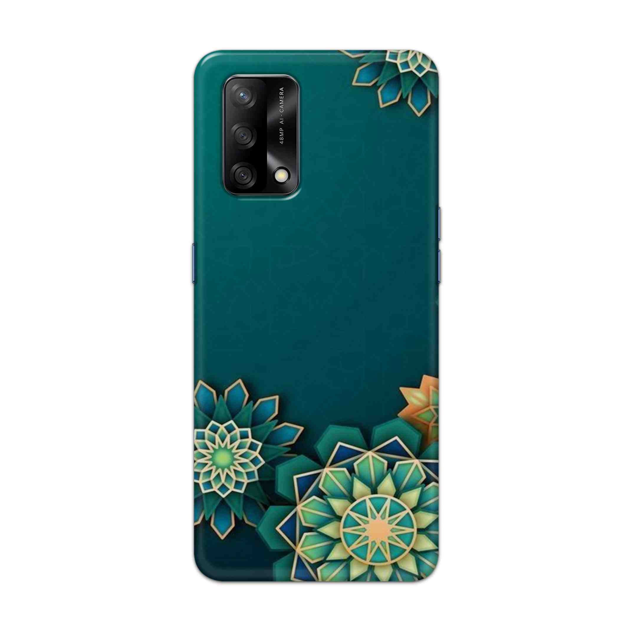 Buy Green Flower Hard Back Mobile Phone Case Cover For Oppo F19 Online