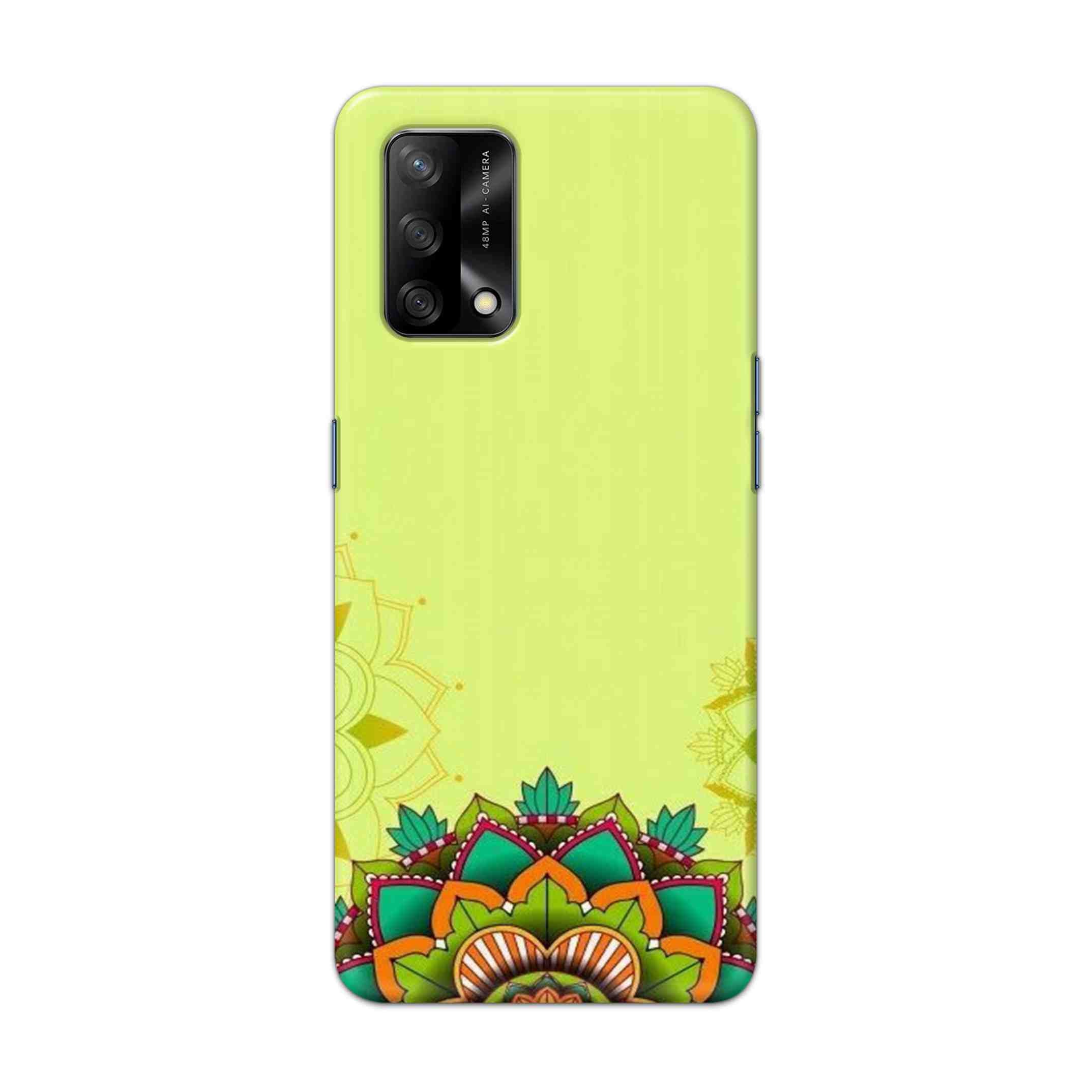 Buy Flower Mandala Hard Back Mobile Phone Case Cover For Oppo F19 Online