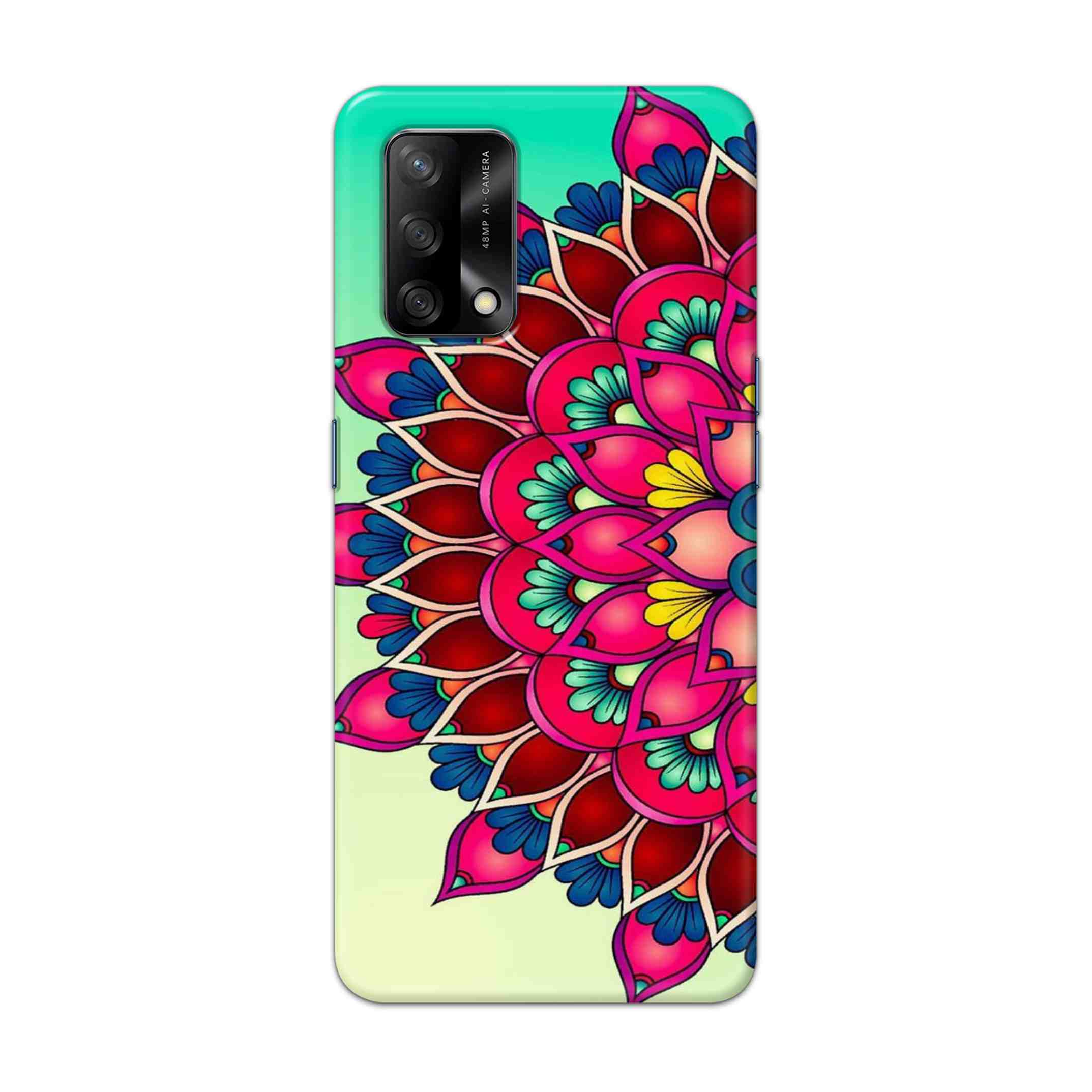 Buy Lotus Mandala Hard Back Mobile Phone Case Cover For Oppo F19 Online