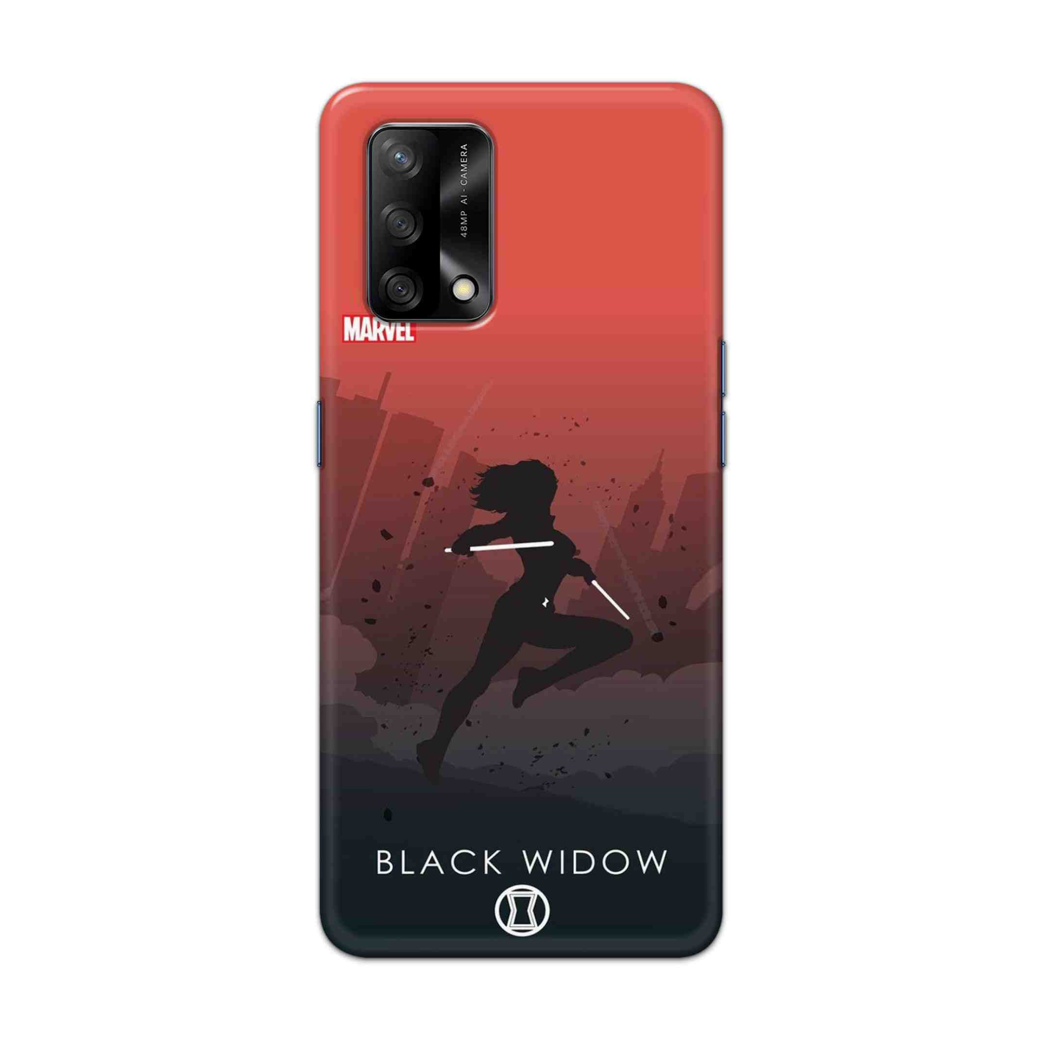 Buy Black Widow Hard Back Mobile Phone Case Cover For Oppo F19 Online