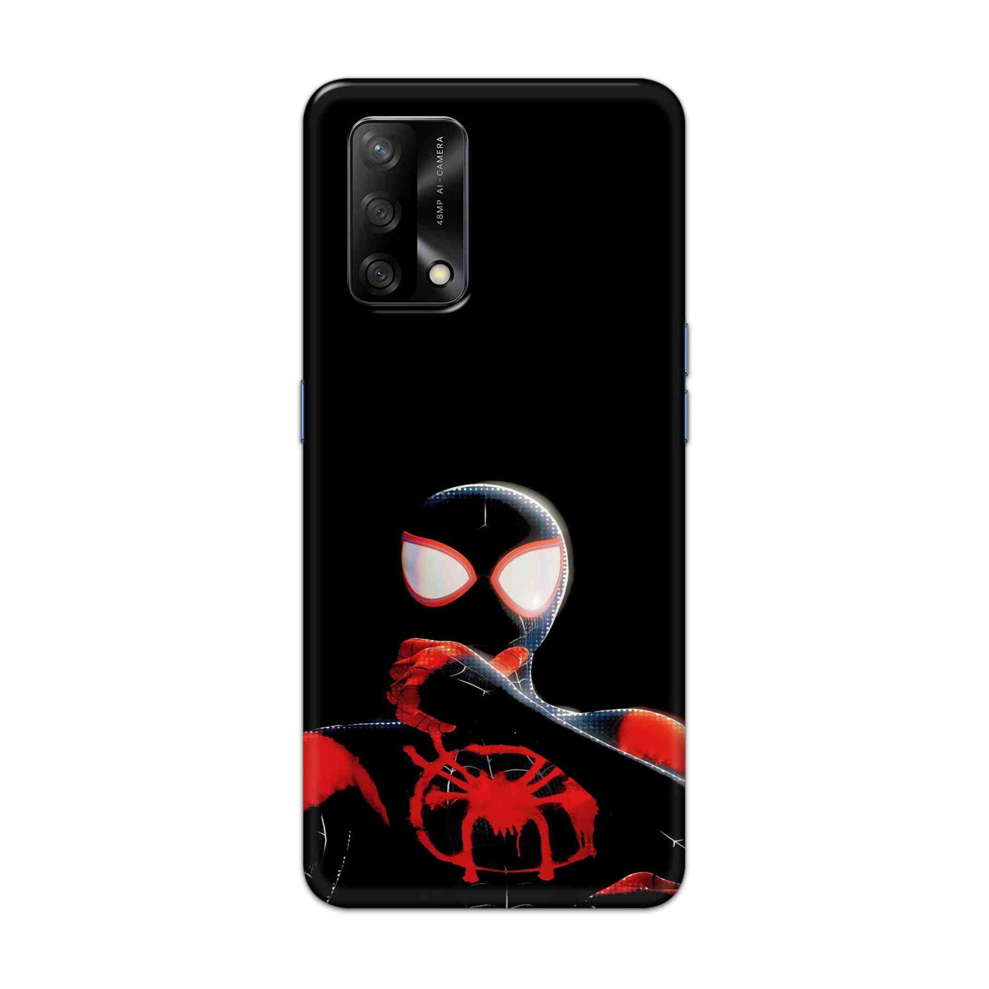 Buy Black Spiderman Hard Back Mobile Phone Case Cover For Oppo F19 Online