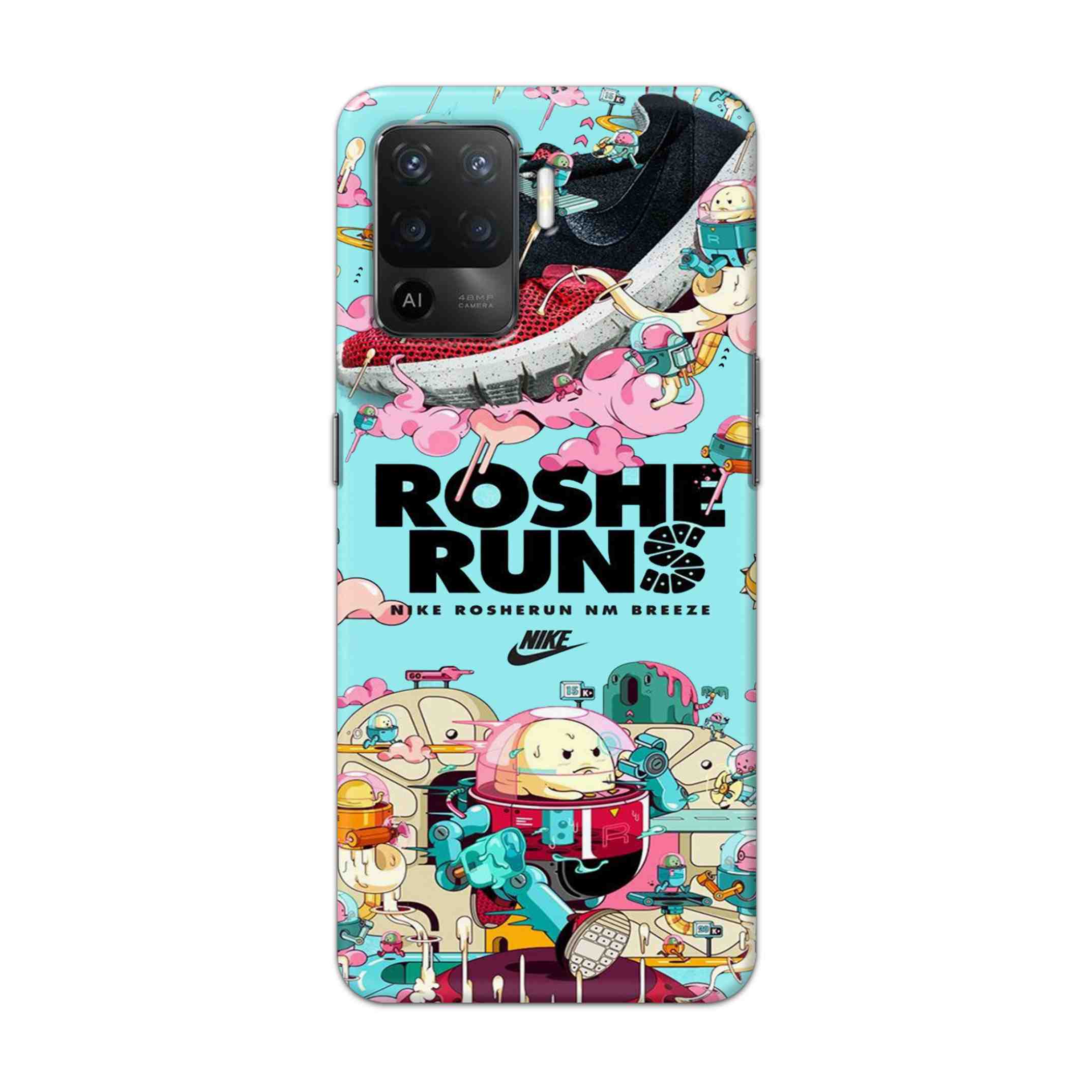 Buy Roshe Runs Hard Back Mobile Phone Case Cover For Oppo F19 Pro Online