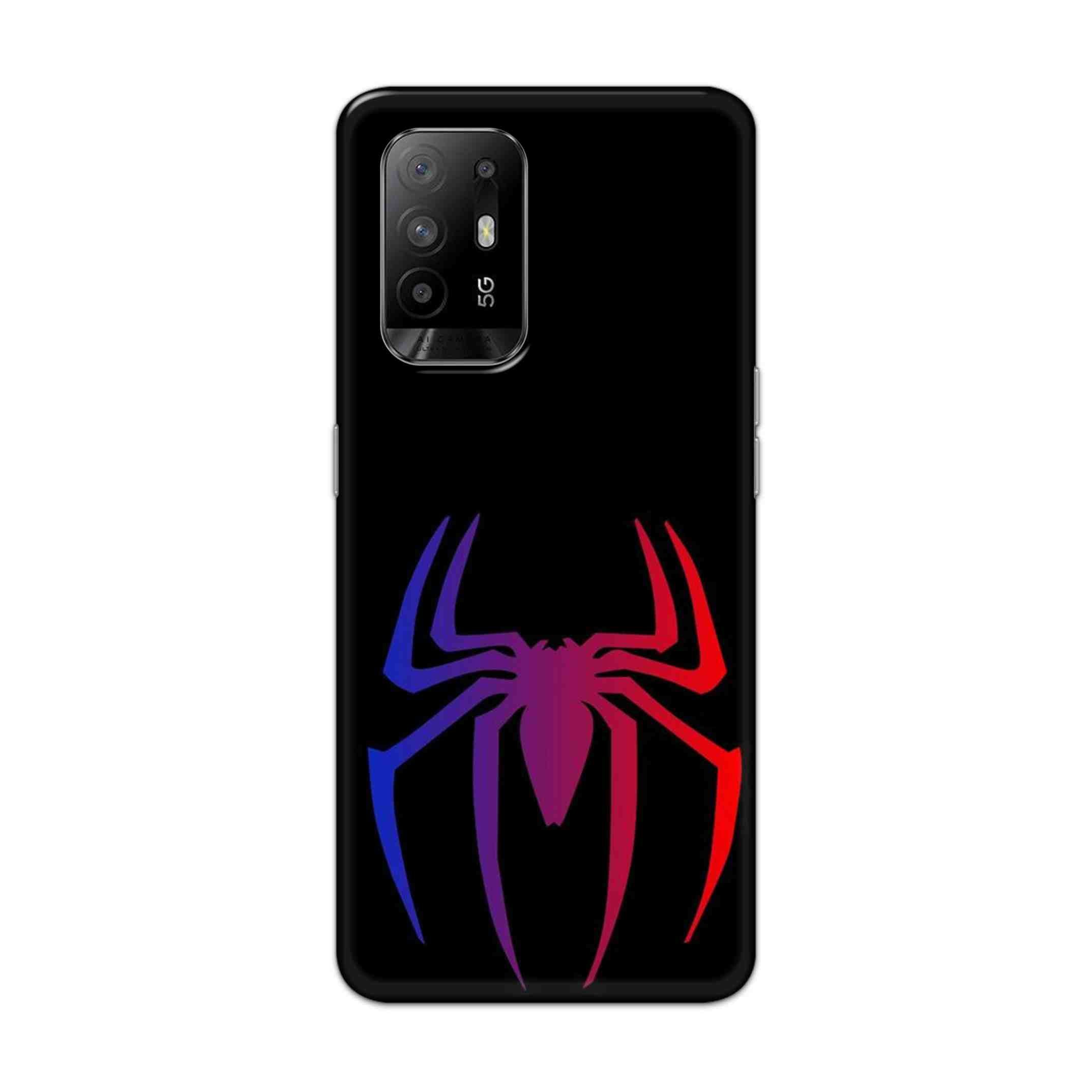 Buy Neon Spiderman Logo Hard Back Mobile Phone Case Cover For Oppo F19 Pro Plus Online