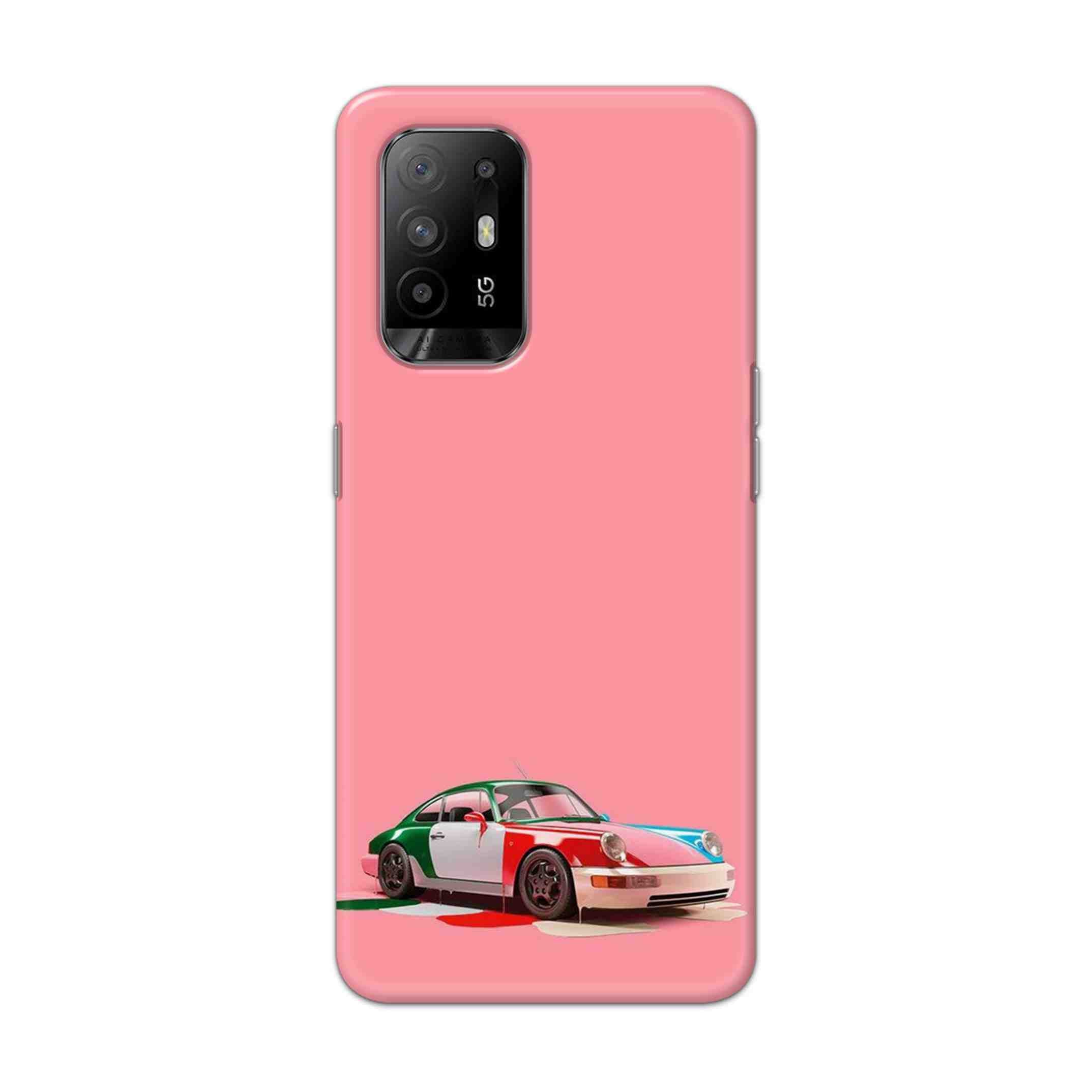 Buy Pink Porche Hard Back Mobile Phone Case Cover For Oppo F19 Pro Plus Online