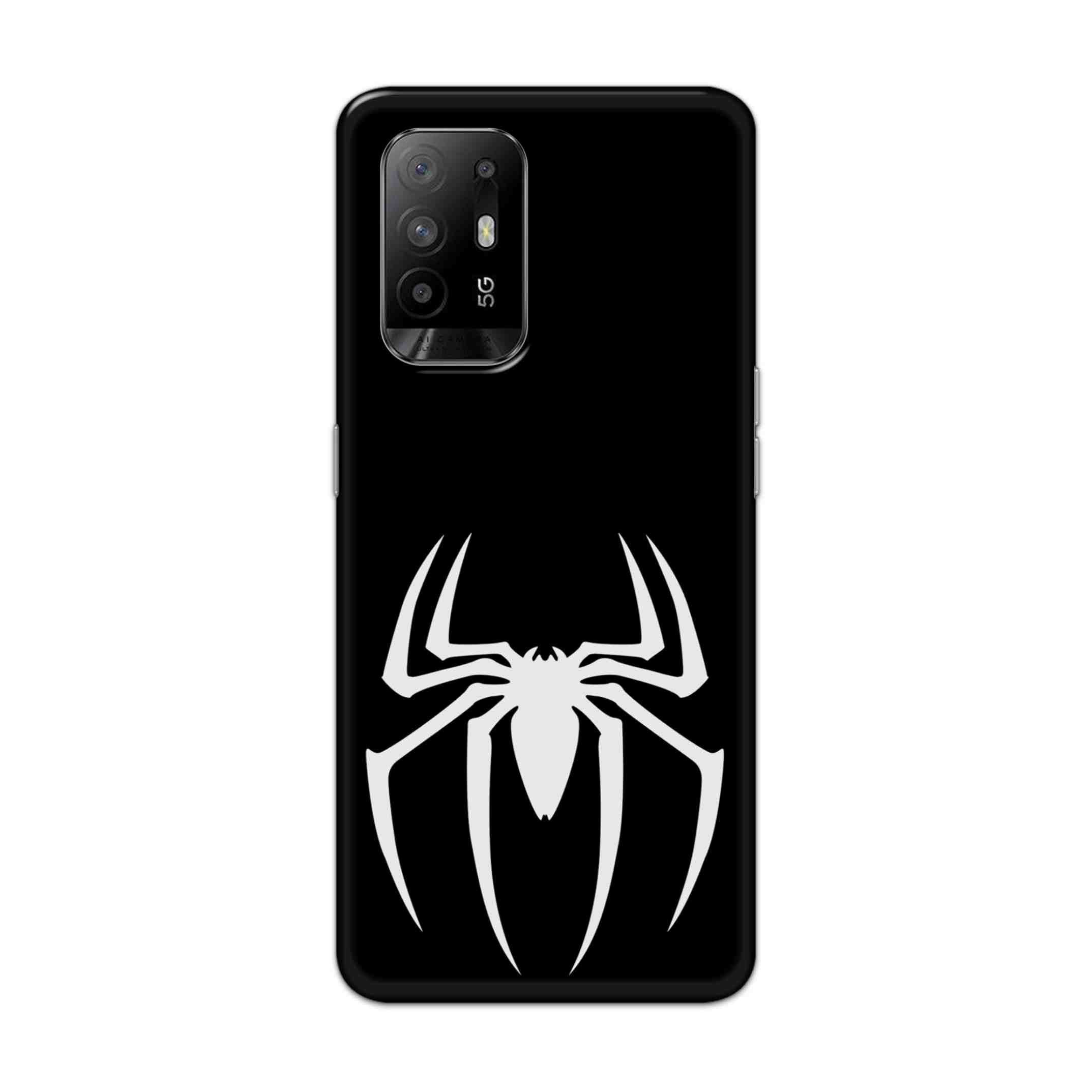 Buy Black Spiderman Logo Hard Back Mobile Phone Case Cover For Oppo F19 Pro Plus Online