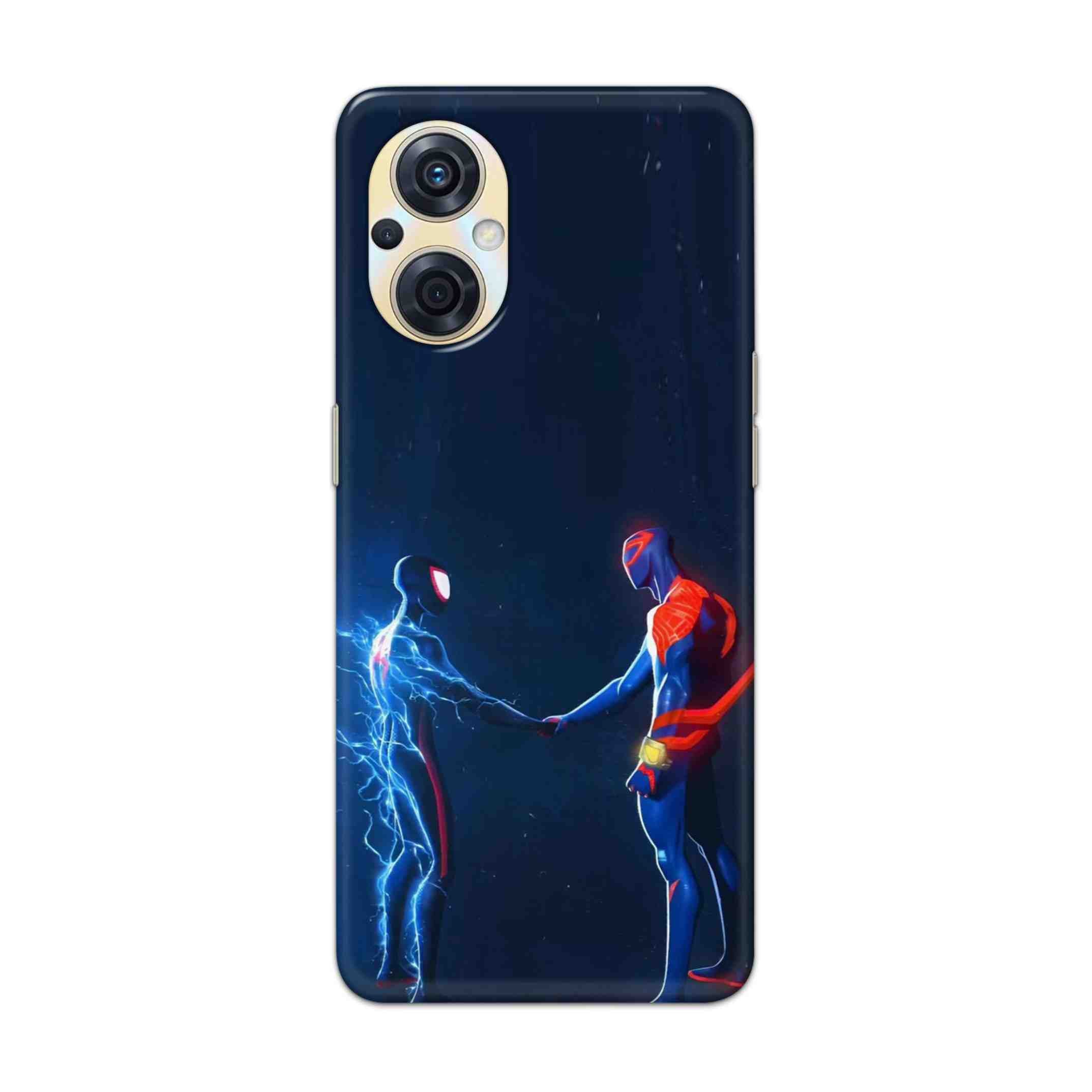 Buy Miles Morales Meet With Spiderman Hard Back Mobile Phone Case Cover For Oppo F21s Pro 5G Online