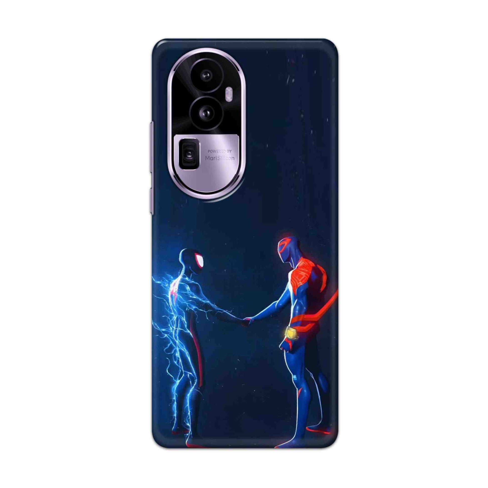 Buy Miles Morales Meet With Spiderman Hard Back Mobile Phone Case Cover For Oppo Reno 10 Pro Plus Online