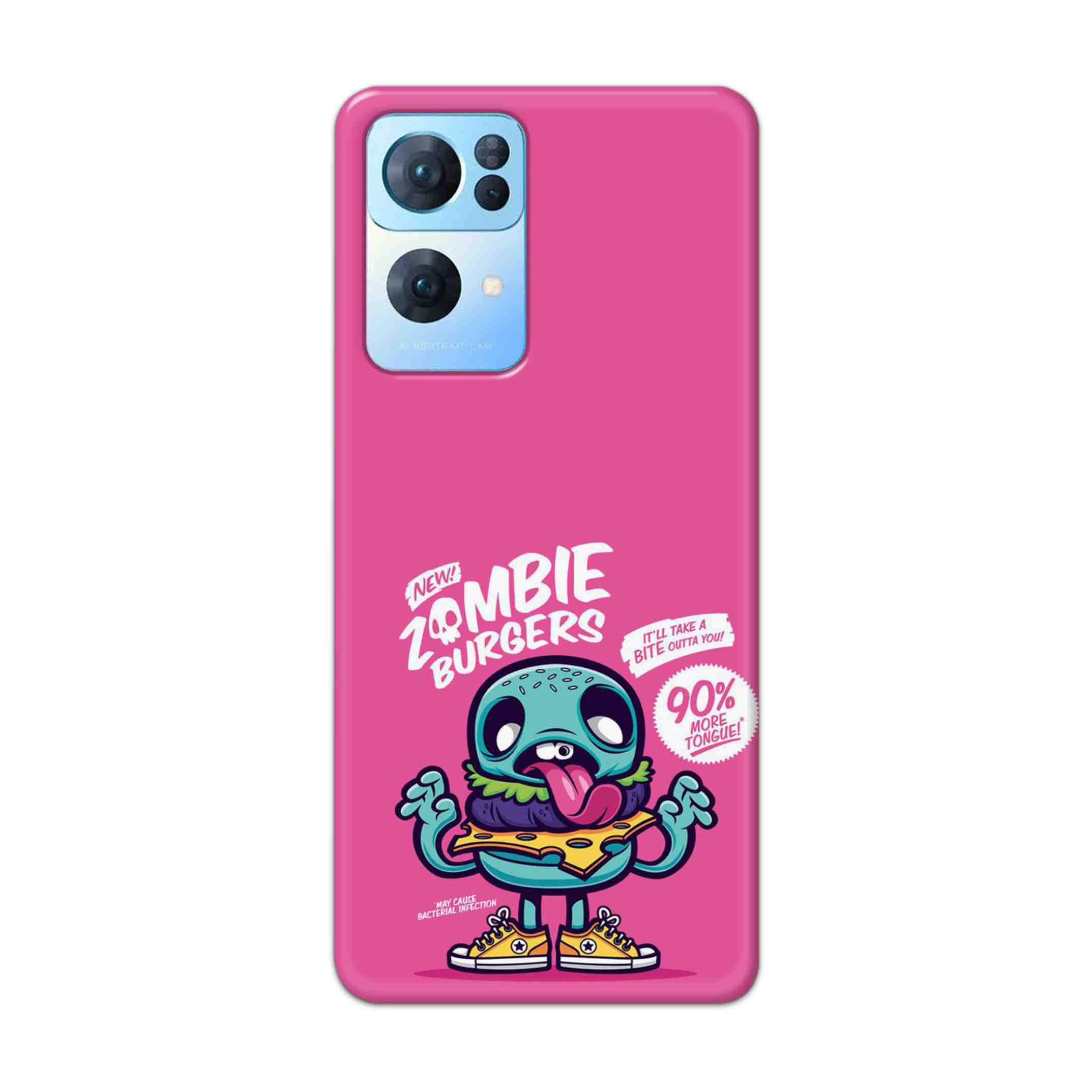 Buy New Zombie Burgers Hard Back Mobile Phone Case Cover For Oppo Reno 7 Pro Online