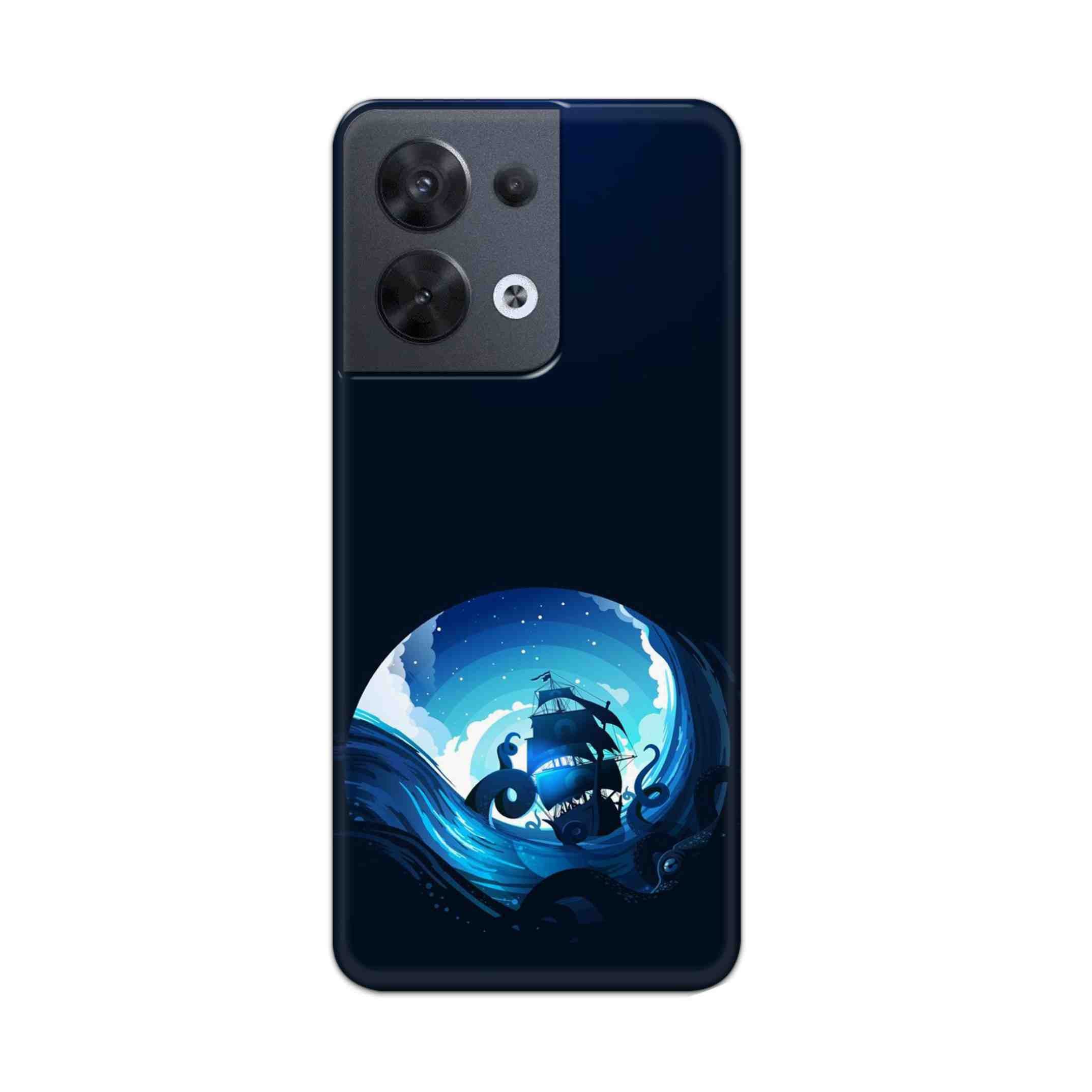 Buy Blue Seaship Hard Back Mobile Phone Case/Cover For Oppo Reno 8 5G Online