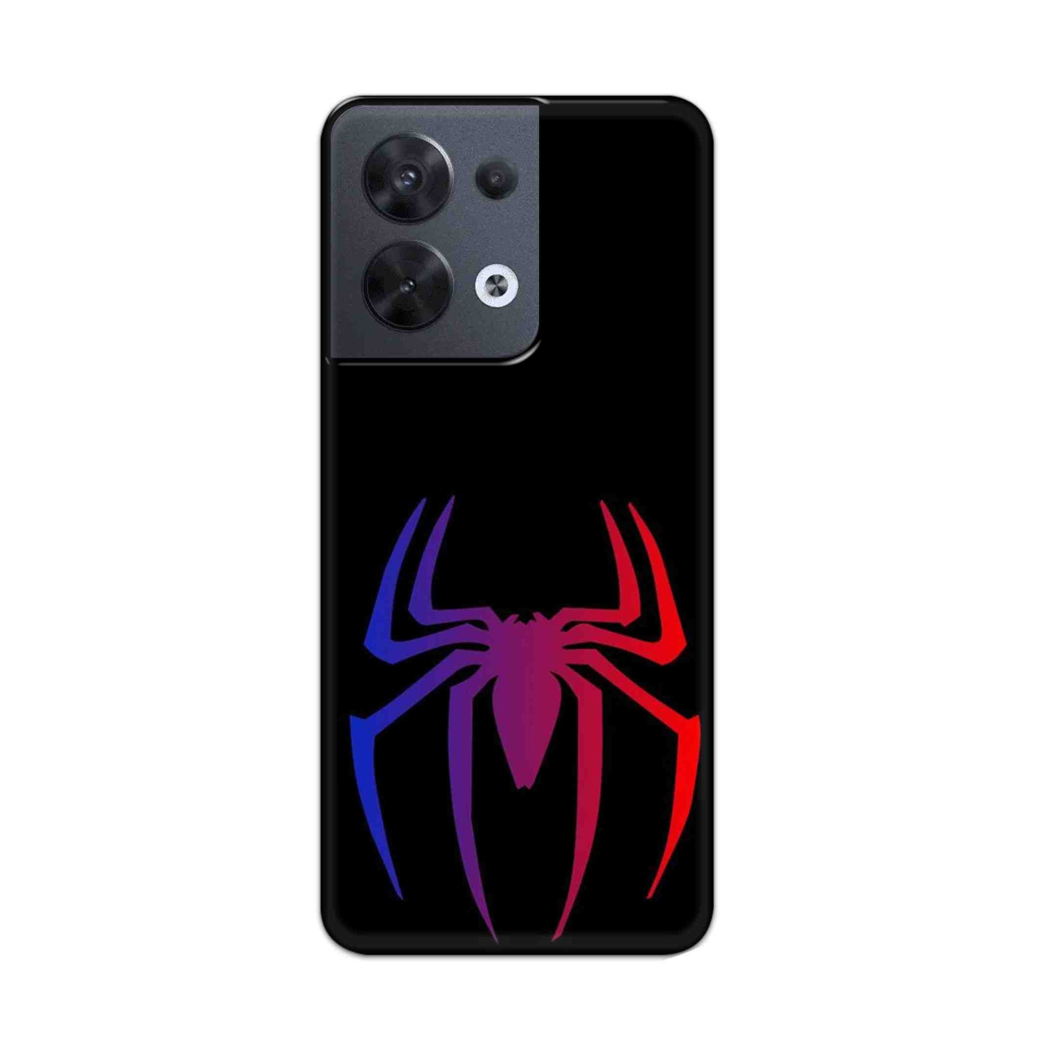 Buy Neon Spiderman Logo Hard Back Mobile Phone Case/Cover For Oppo Reno 8 5G Online