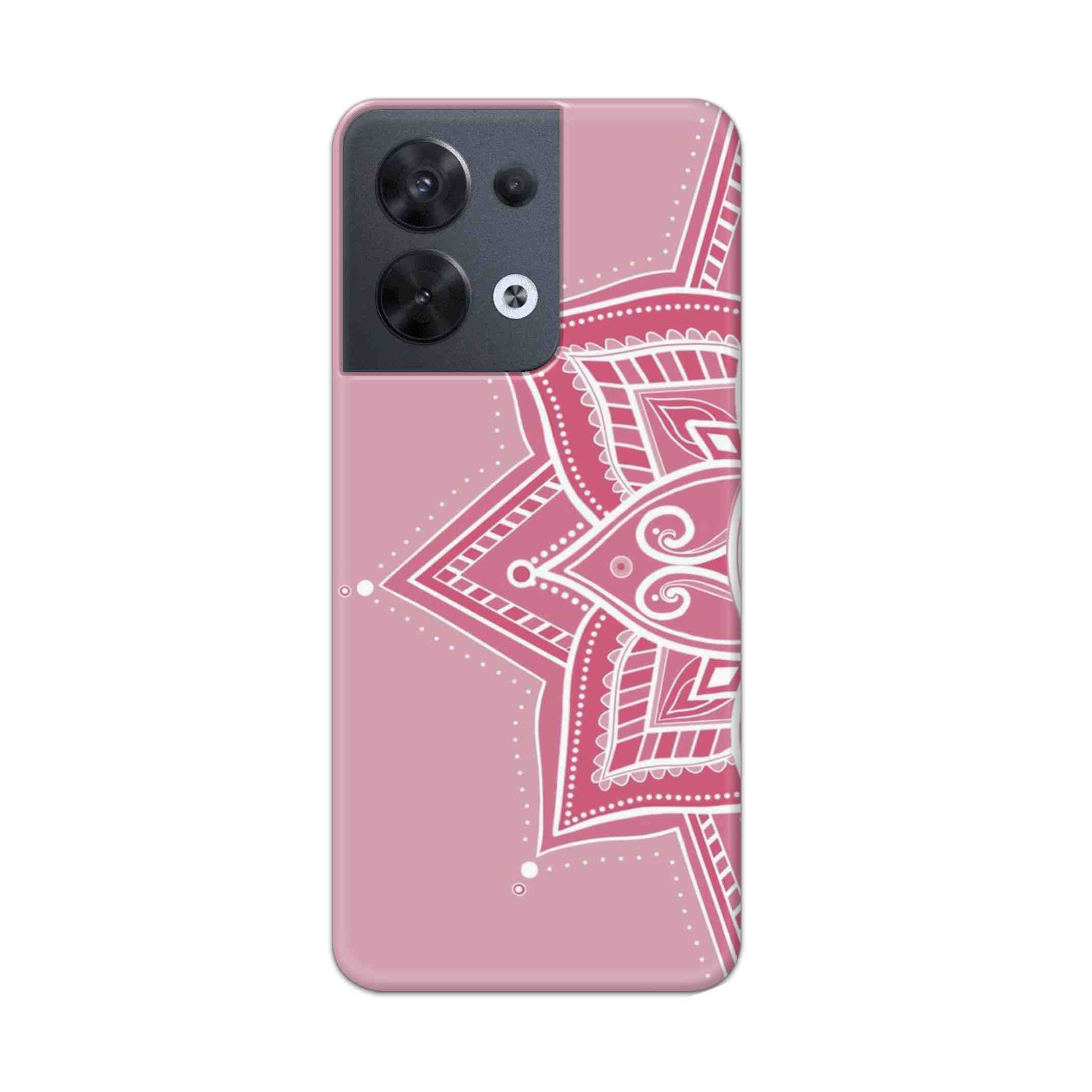 Buy Pink Rangoli Hard Back Mobile Phone Case/Cover For Oppo Reno 8 5G Online