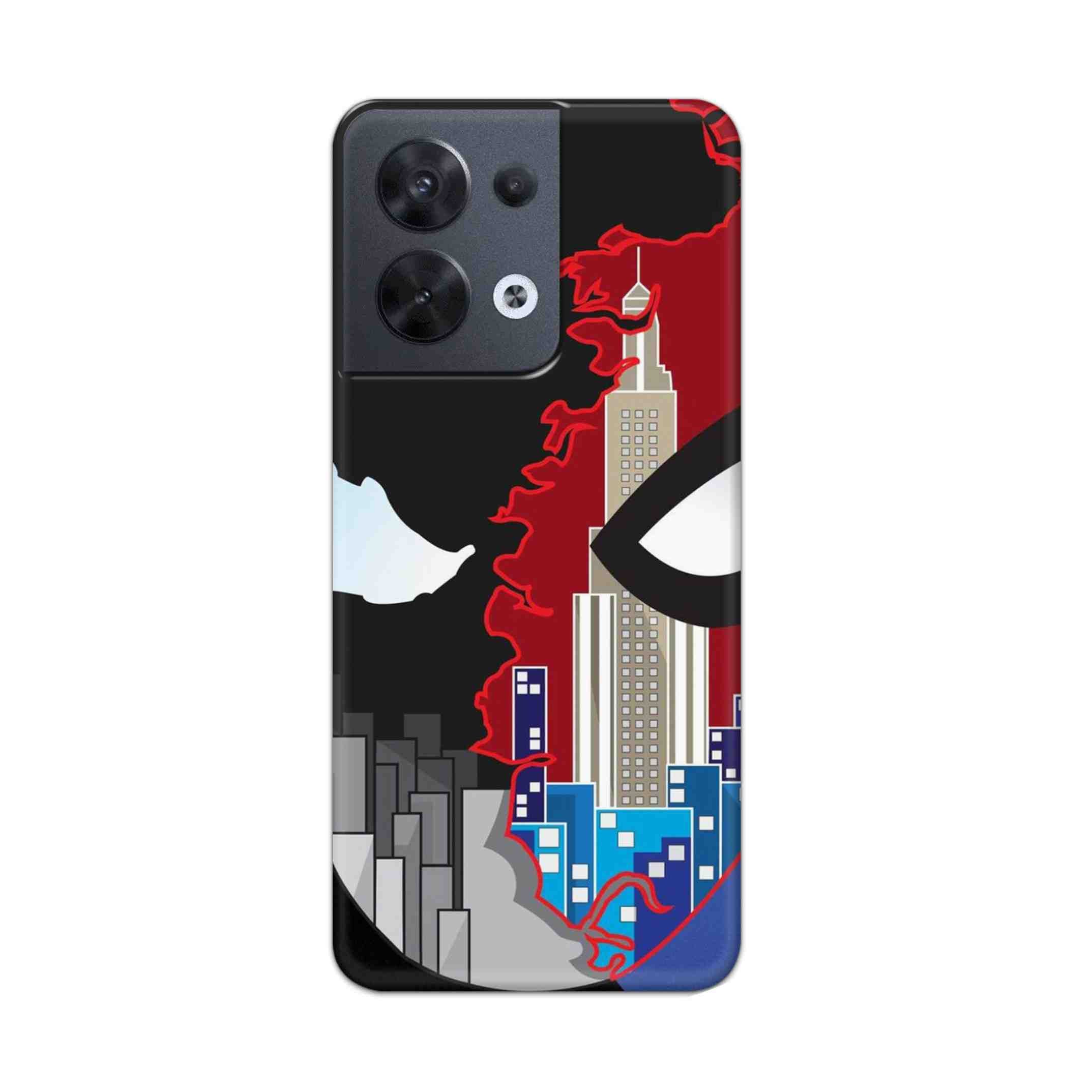 Buy Red And Black Spiderman Hard Back Mobile Phone Case/Cover For Oppo Reno 8 5G Online