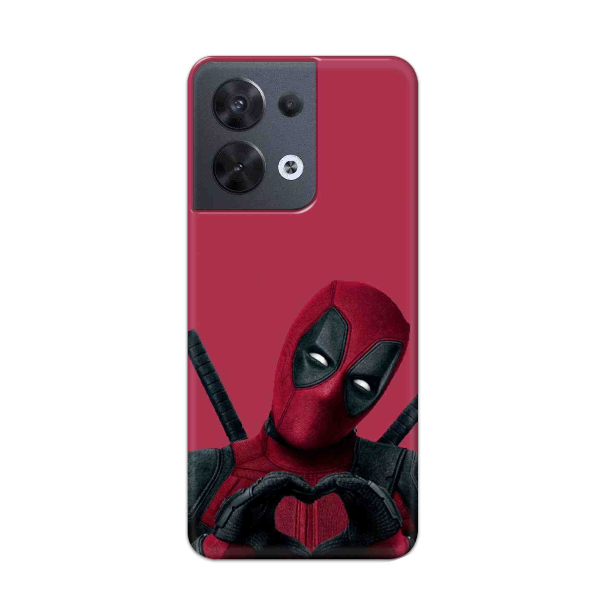 Buy Deadpool Heart Hard Back Mobile Phone Case/Cover For Oppo Reno 8 5G Online