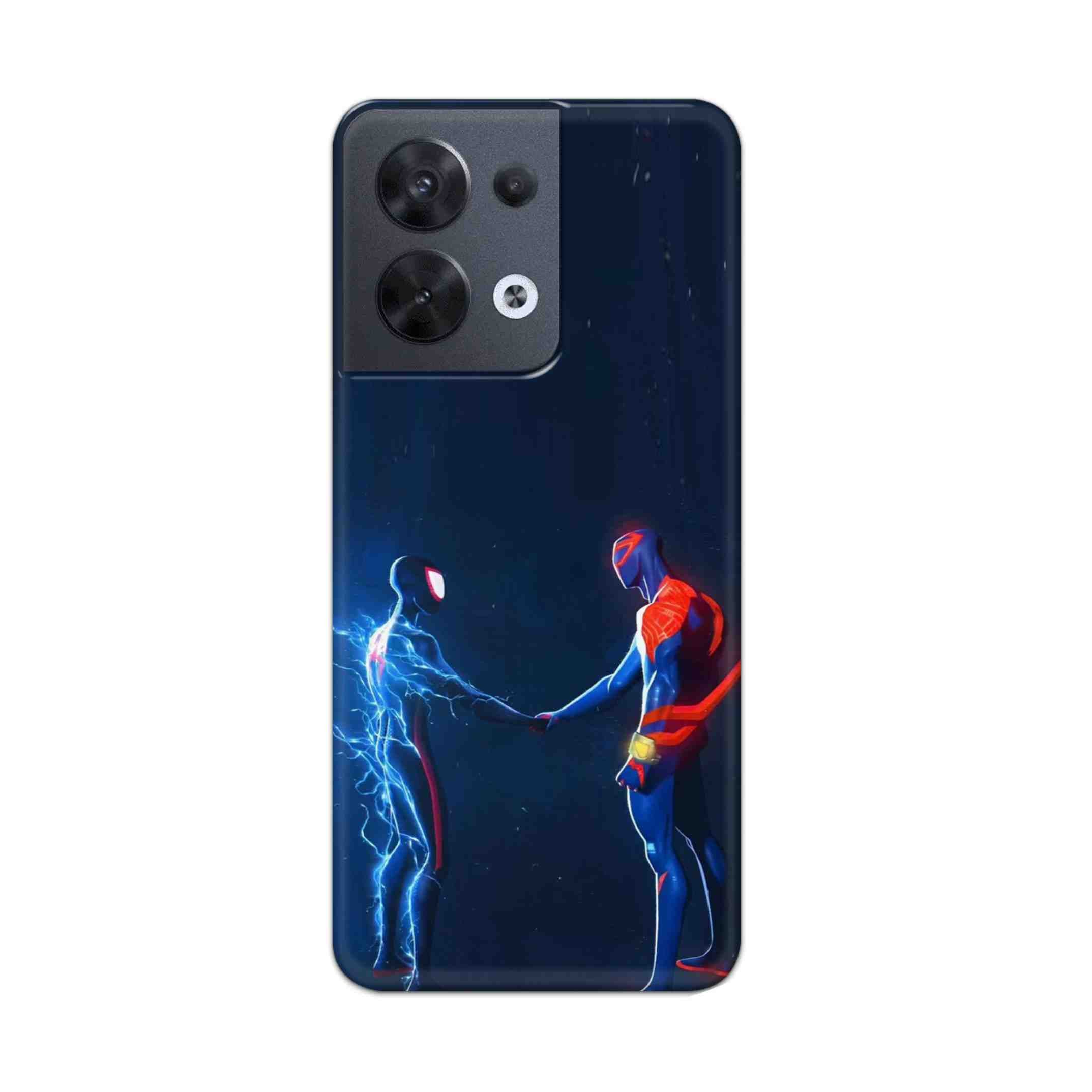 Buy Miles Morales Meet With Spiderman Hard Back Mobile Phone Case/Cover For Oppo Reno 8 5G Online