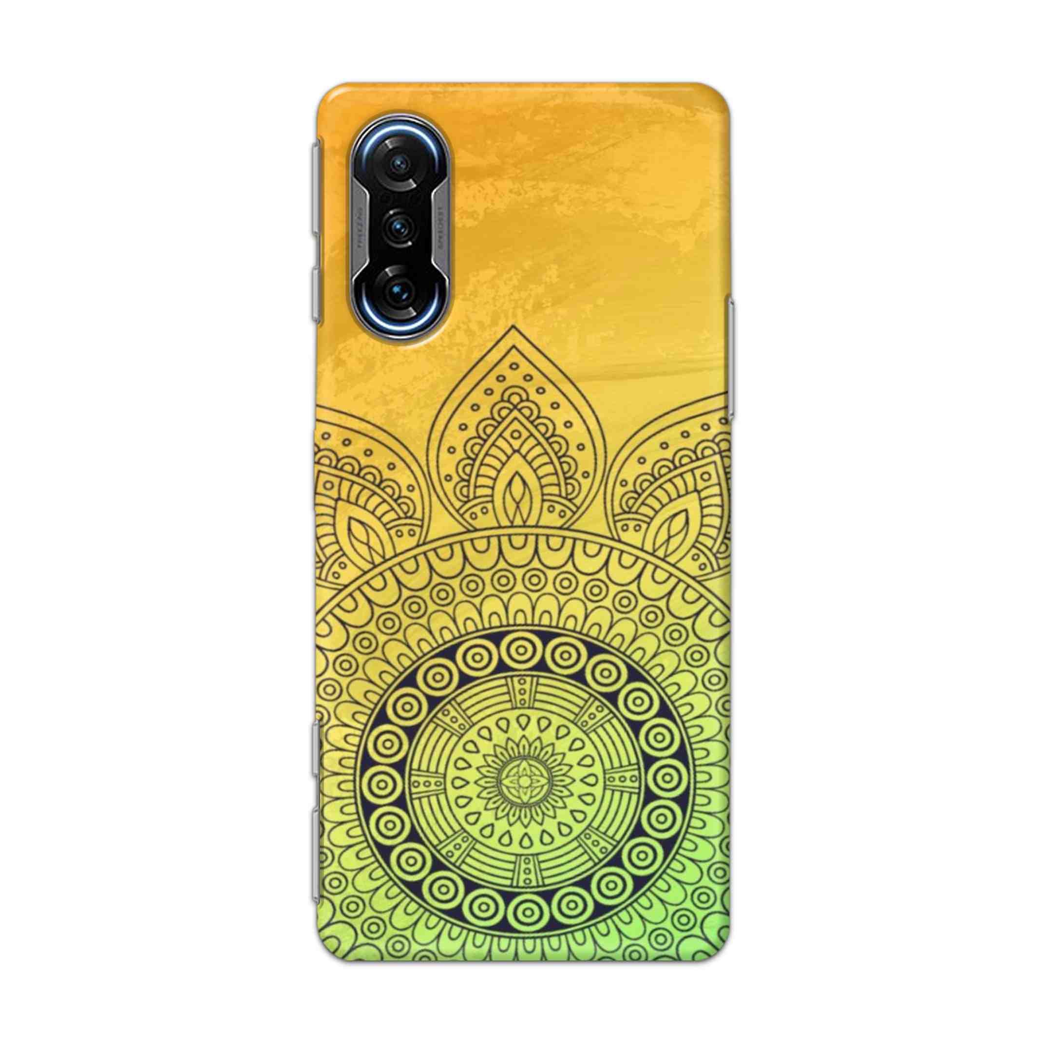 Buy Yellow Rangoli Hard Back Mobile Phone Case Cover For Poco F3 GT 5G Online