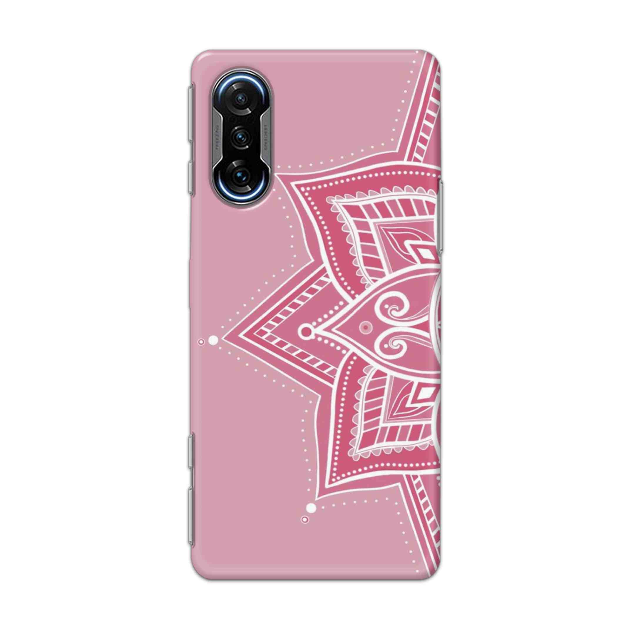 Buy Pink Rangoli Hard Back Mobile Phone Case Cover For Poco F3 GT 5G Online