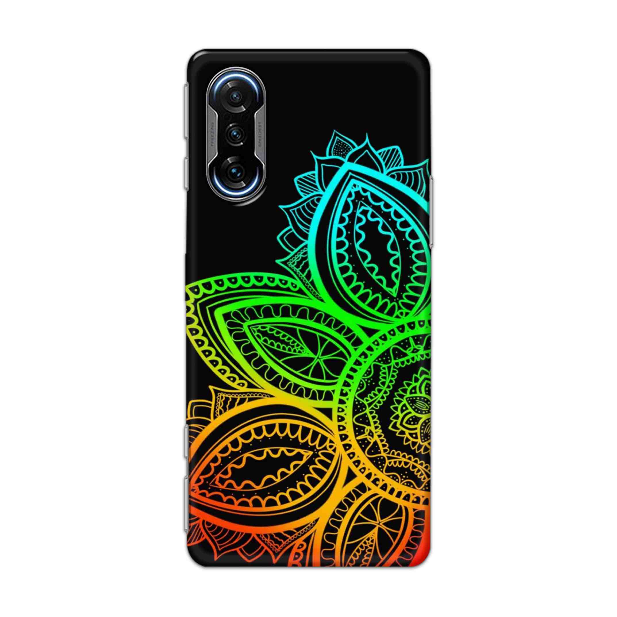 Buy Neon Mandala Hard Back Mobile Phone Case Cover For Poco F3 GT 5G Online