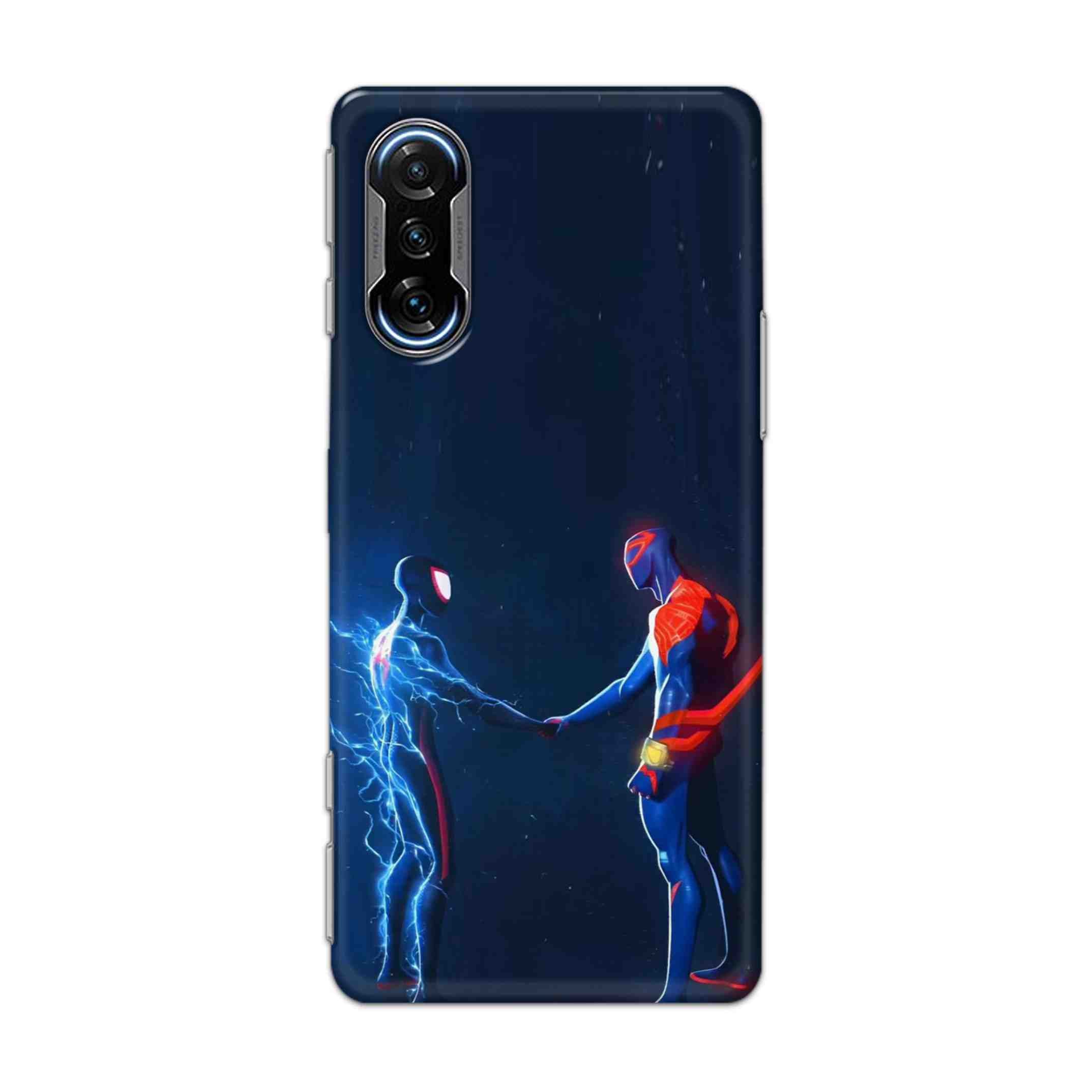 Buy Miles Morales Meet With Spiderman Hard Back Mobile Phone Case Cover For Poco F3 GT 5G Online