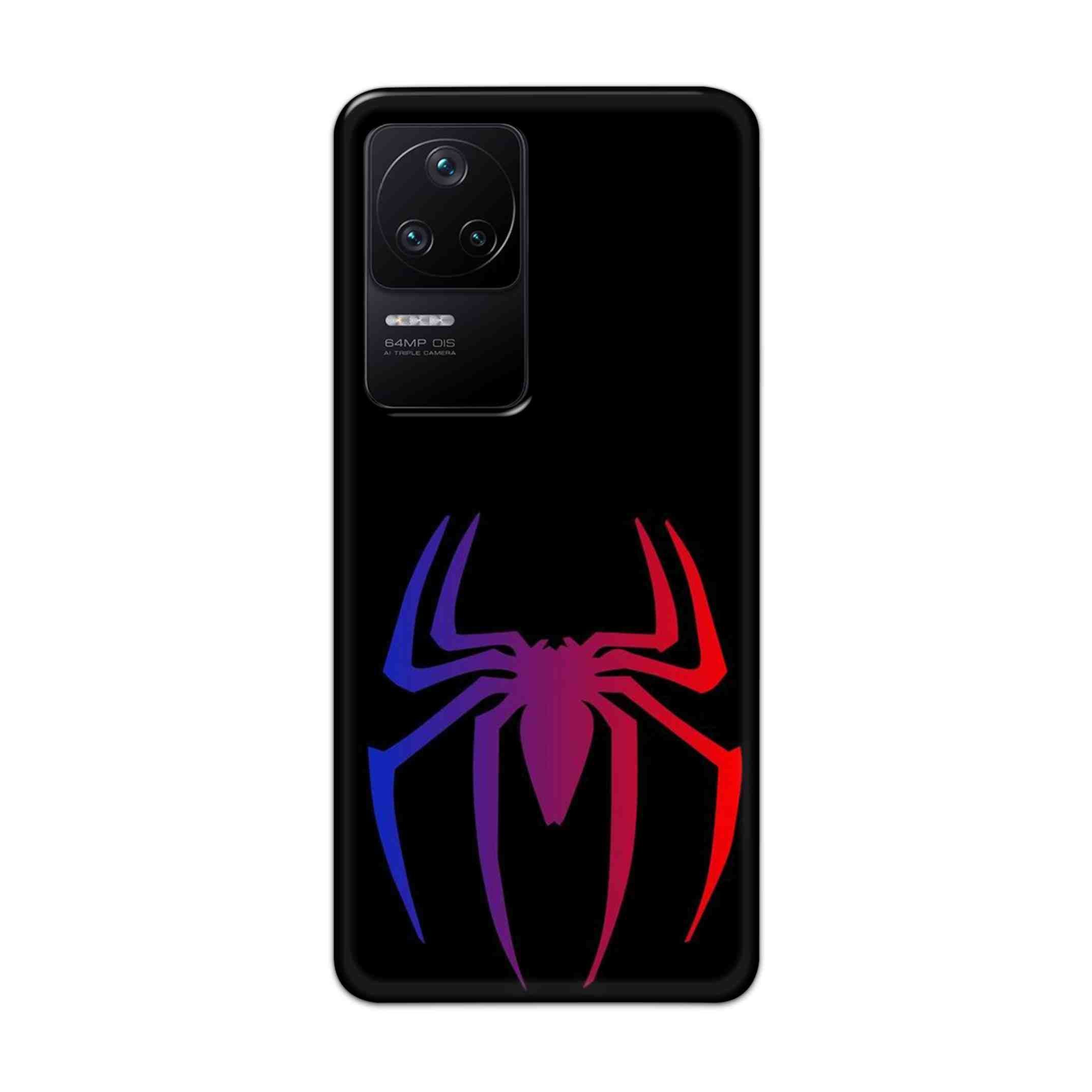 Buy Neon Spiderman Logo Hard Back Mobile Phone Case Cover For Poco F4 5G Online