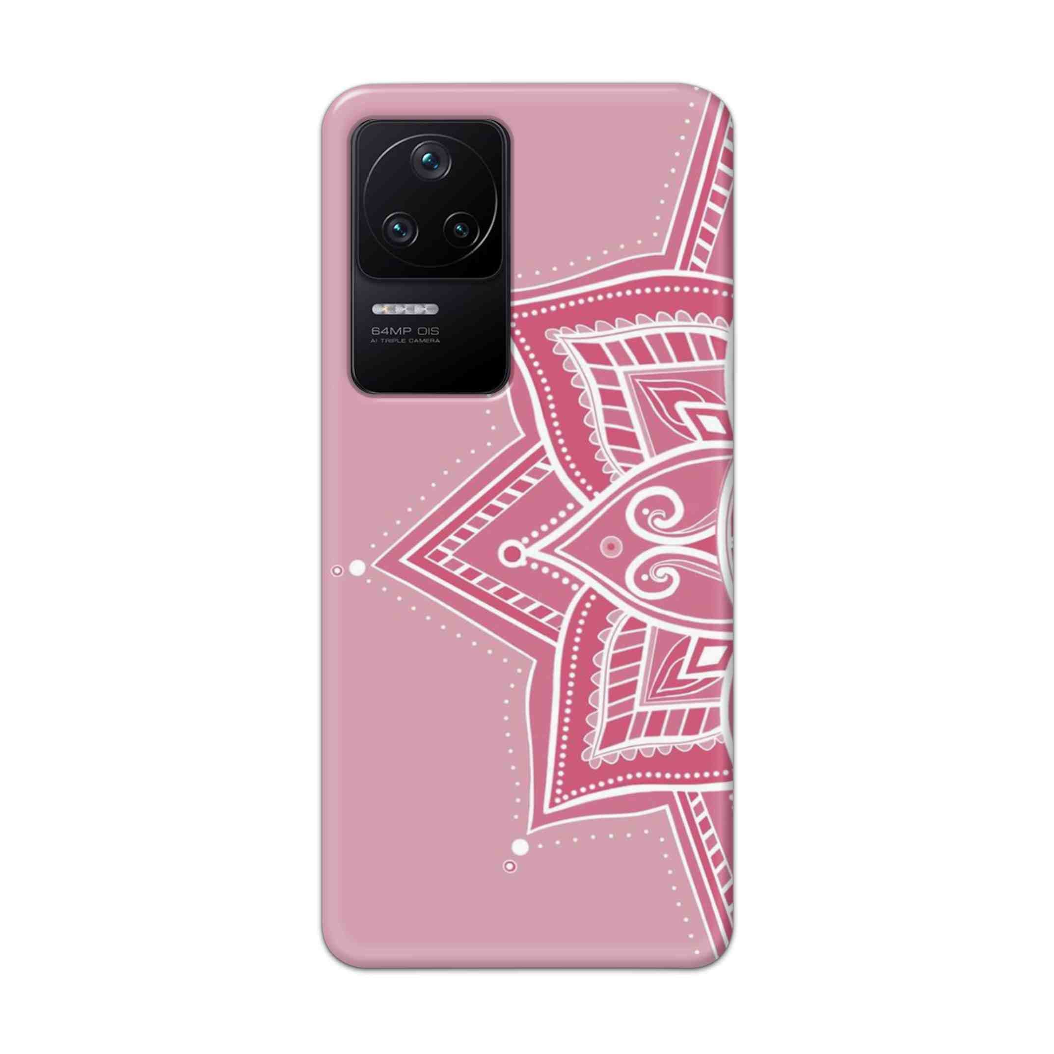 Buy Pink Rangoli Hard Back Mobile Phone Case Cover For Poco F4 5G Online