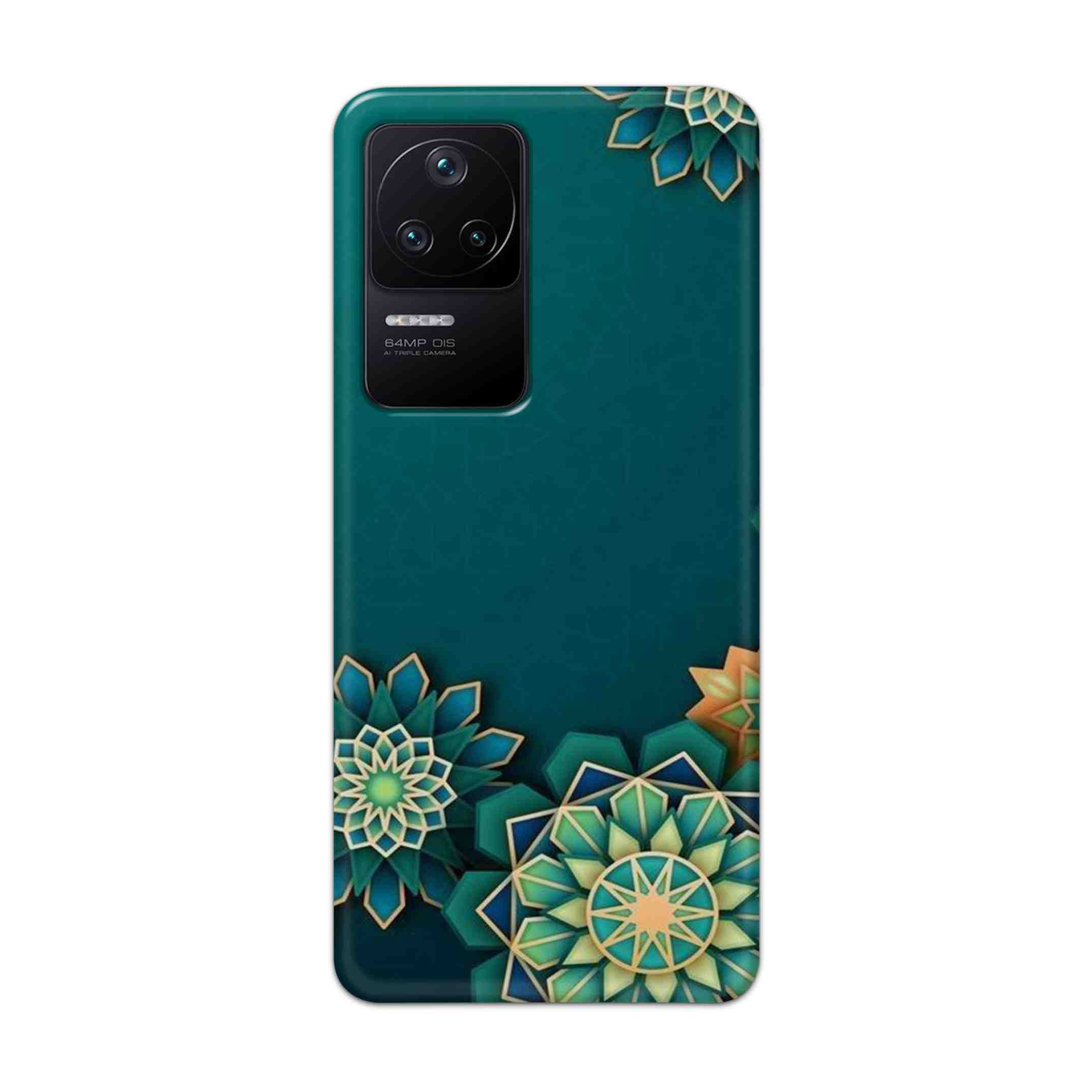 Buy Green Flower Hard Back Mobile Phone Case Cover For Poco F4 5G Online