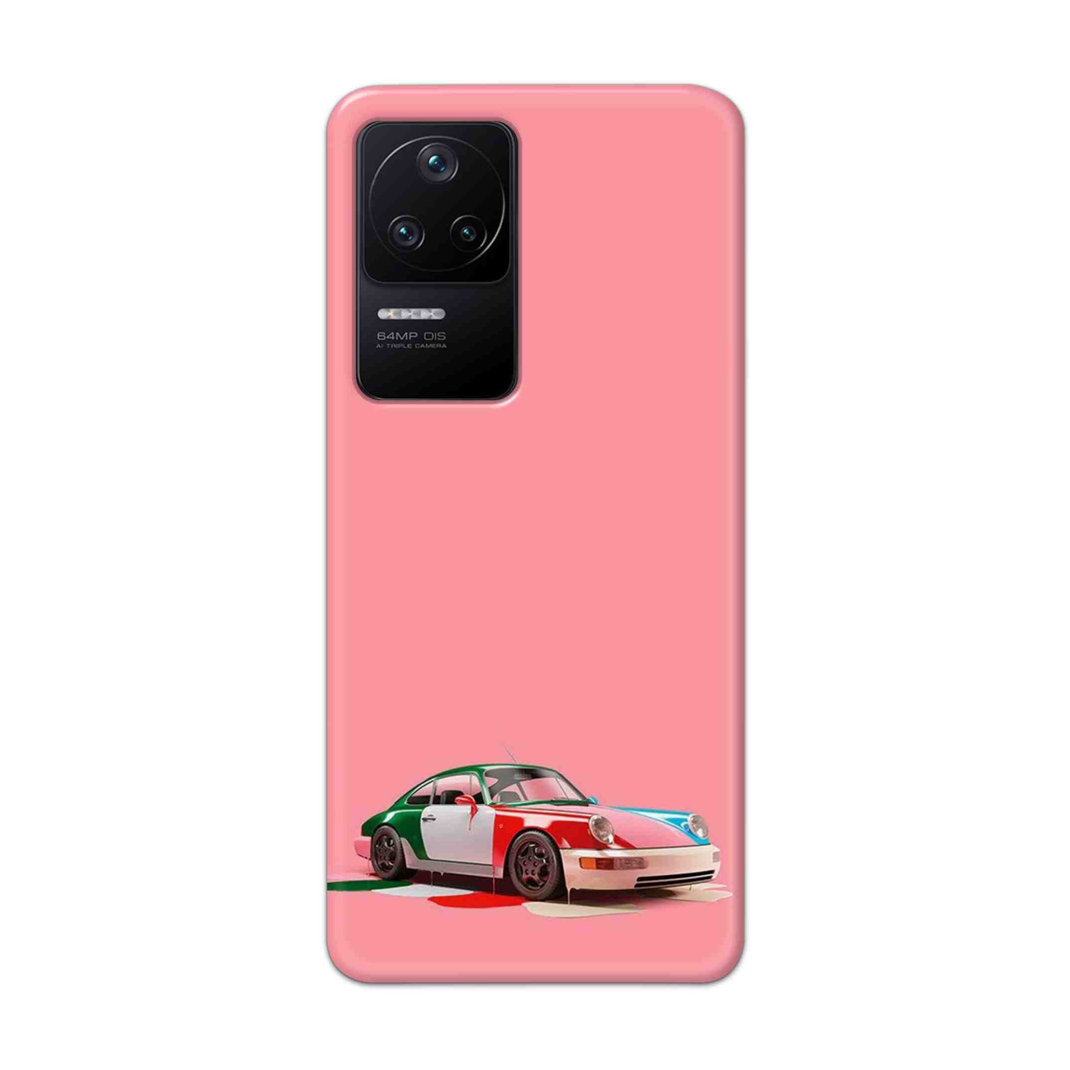 Buy Pink Porche Hard Back Mobile Phone Case Cover For Poco F4 5G Online