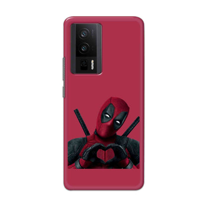 Buy Deadpool Heart Hard Back Mobile Phone Case/Cover For Poco F5 Pro Online