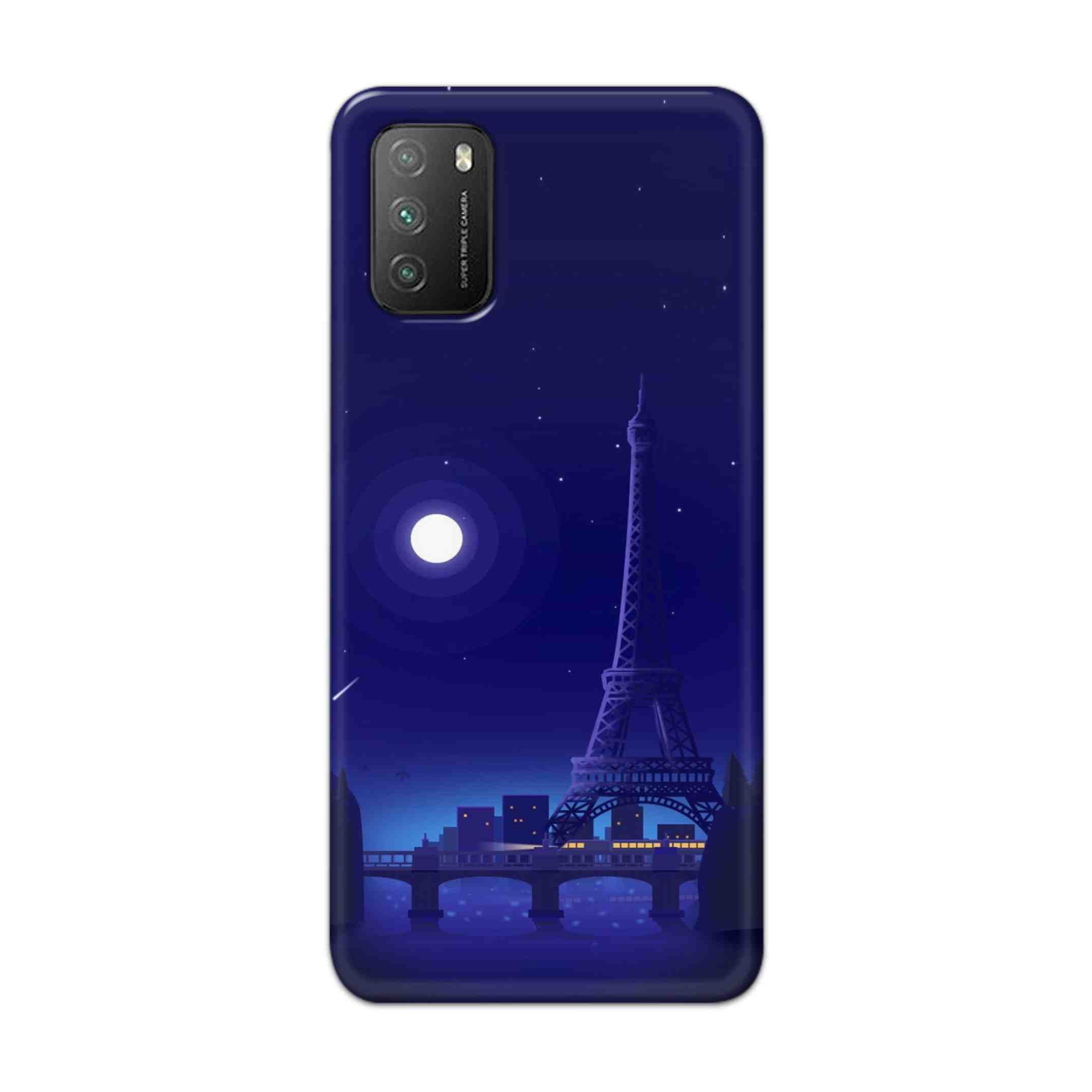 Buy Night Eiffel Tower Hard Back Mobile Phone Case Cover For Poco M3 Online