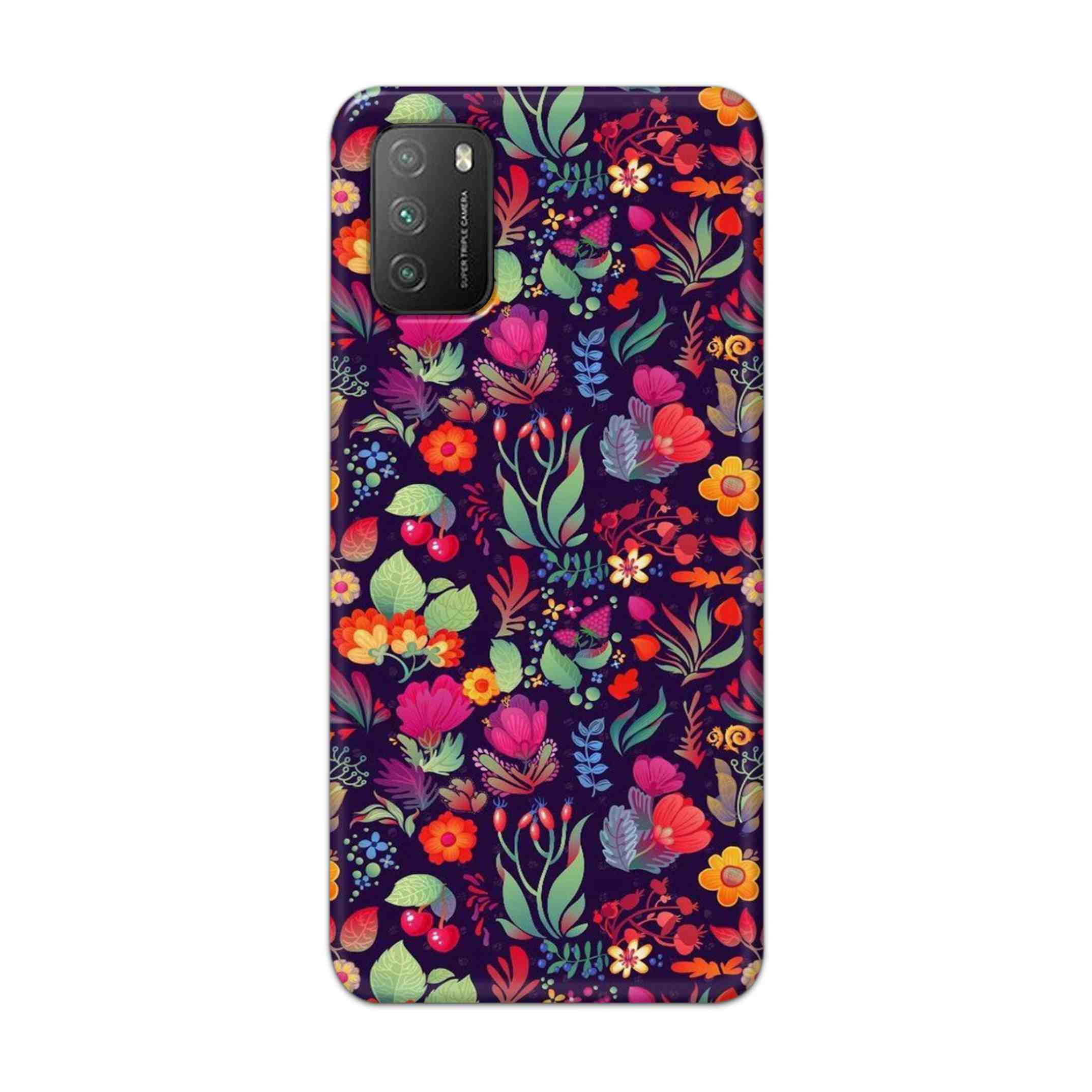 Buy Fruits Flower Hard Back Mobile Phone Case Cover For Poco M3 Online