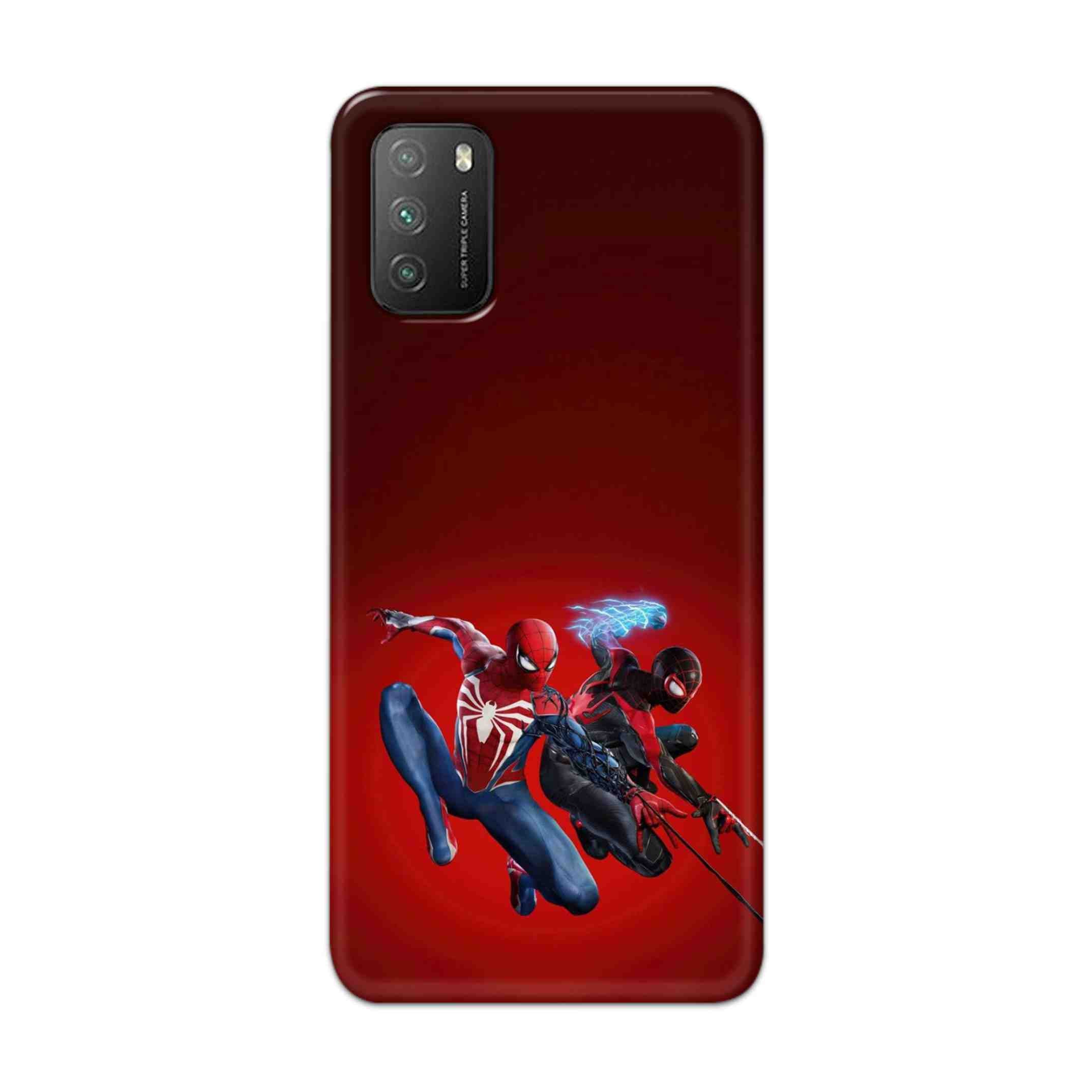 Buy Spiderman And Miles Morales Hard Back Mobile Phone Case Cover For Poco M3 Online