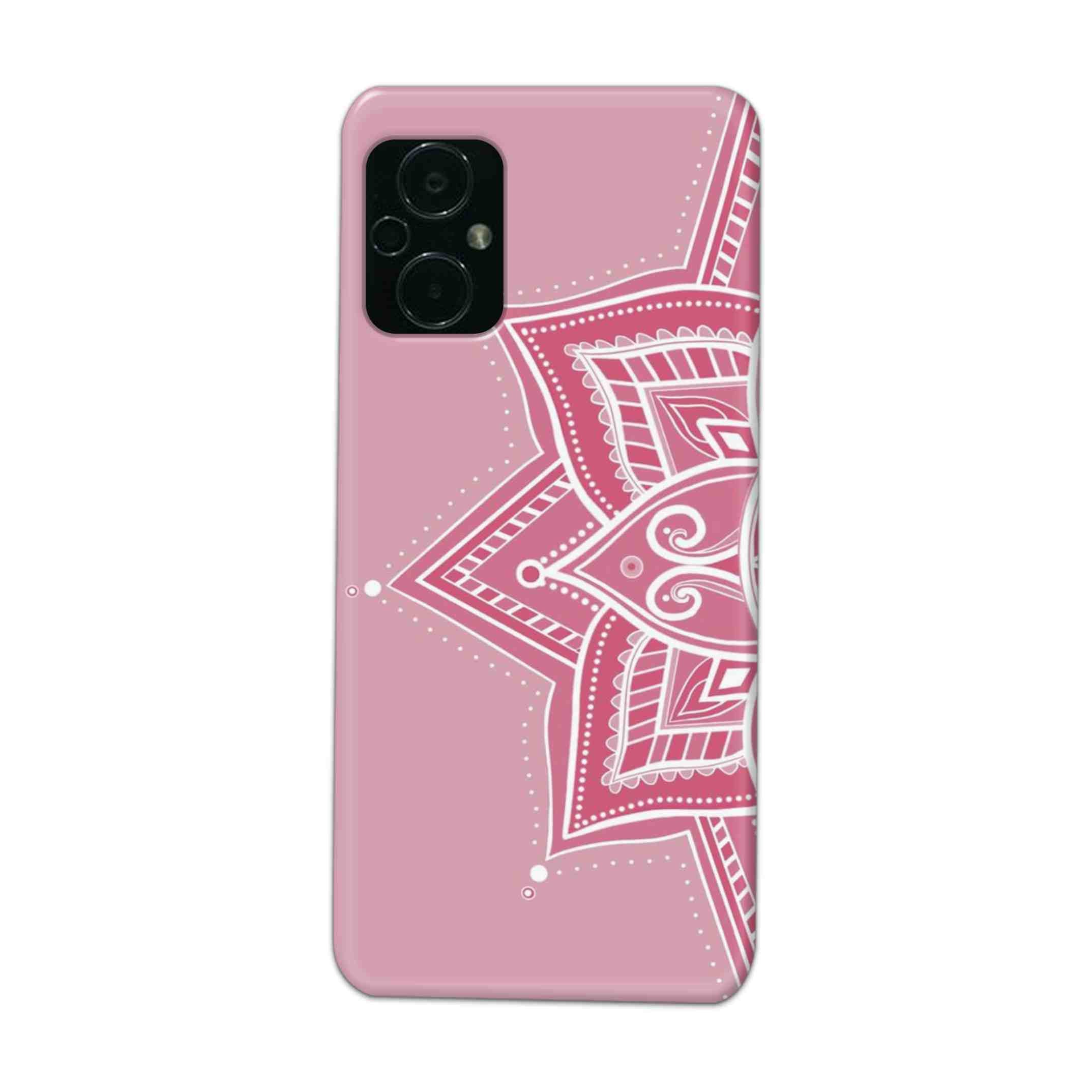 Buy Pink Rangoli Hard Back Mobile Phone Case/Cover For Poco M5 Online