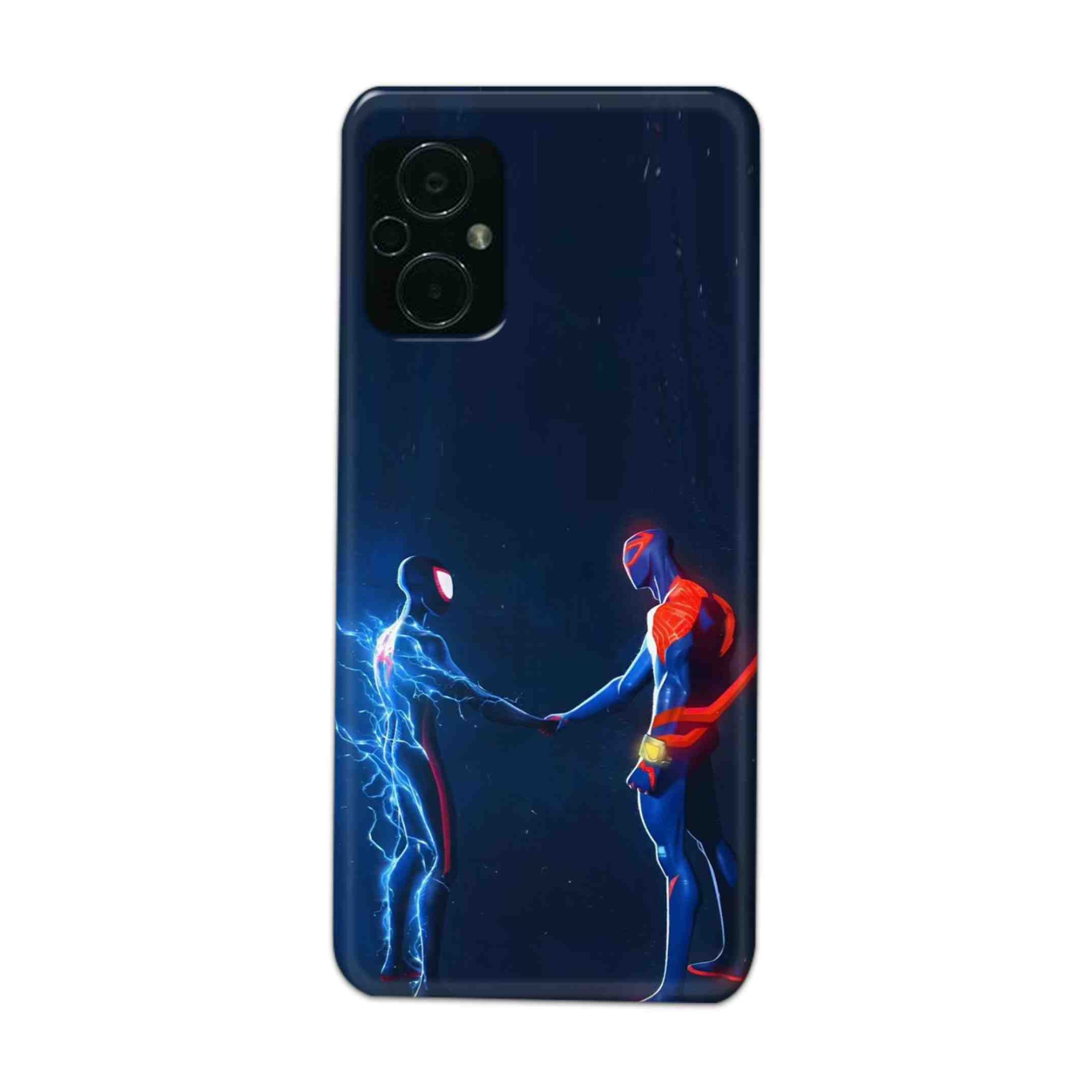 Buy Miles Morales Meet With Spiderman Hard Back Mobile Phone Case/Cover For Poco M5 Online