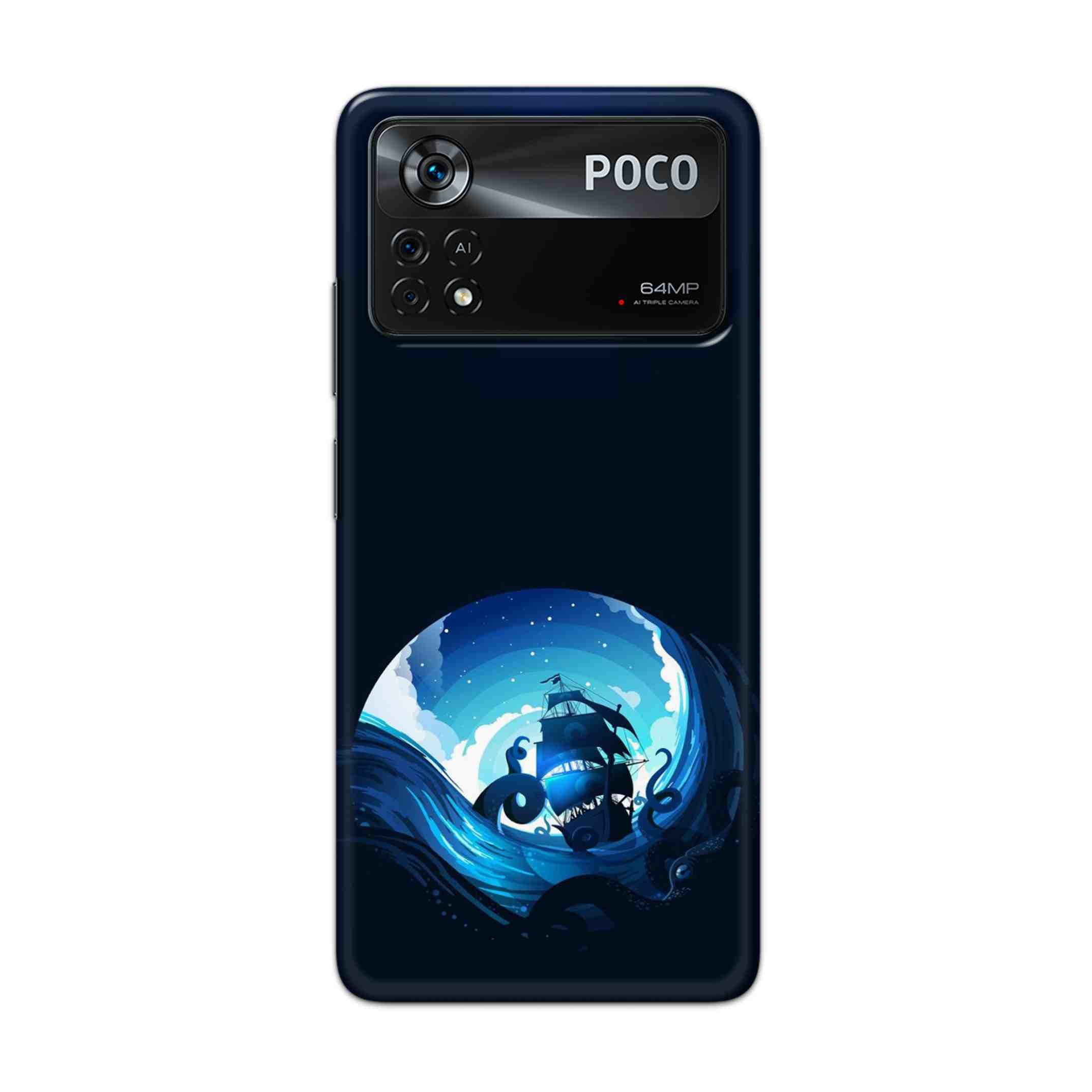 Buy Blue Sea Ship Hard Back Mobile Phone Case Cover For Poco X4 Pro 5G Online