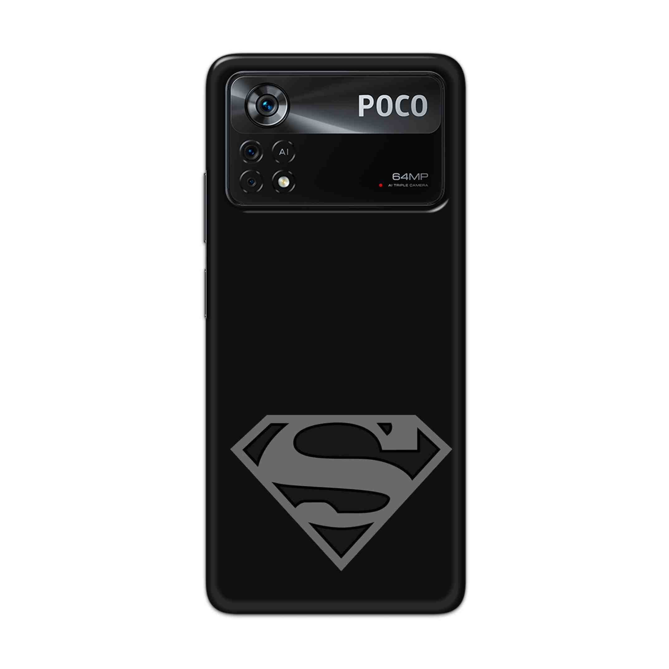 Buy Superman Logo Hard Back Mobile Phone Case Cover For Poco X4 Pro 5G Online