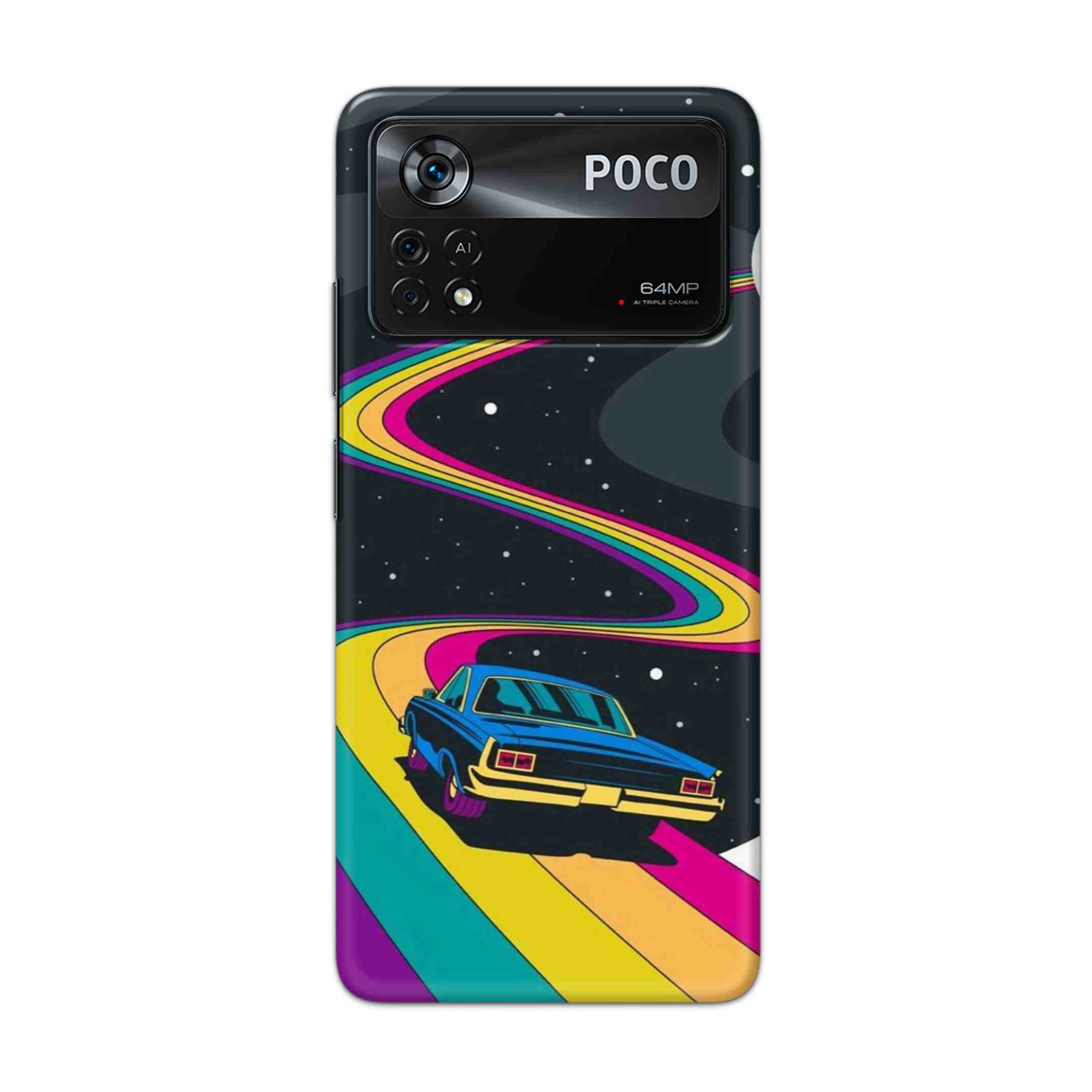 Buy  Neon Car Hard Back Mobile Phone Case Cover For Poco X4 Pro 5G Online